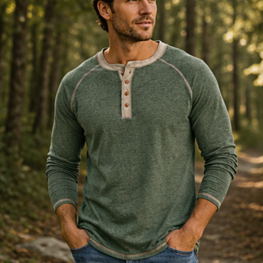 The Ridgeline Henley Long sleeve for Men