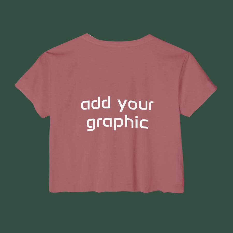 Women's Festival Crop Top — Customizable Graphic Crop Tee