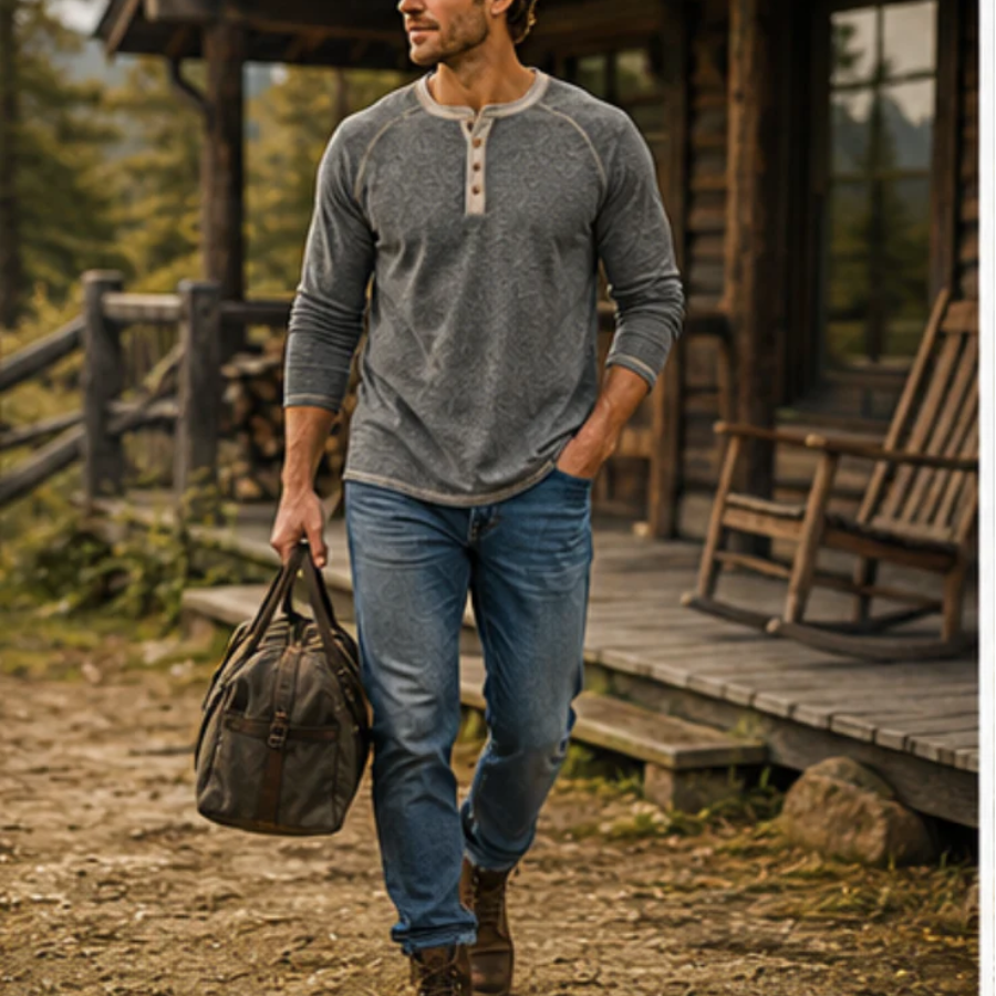 The Ridgeline Henley Long sleeve for Men