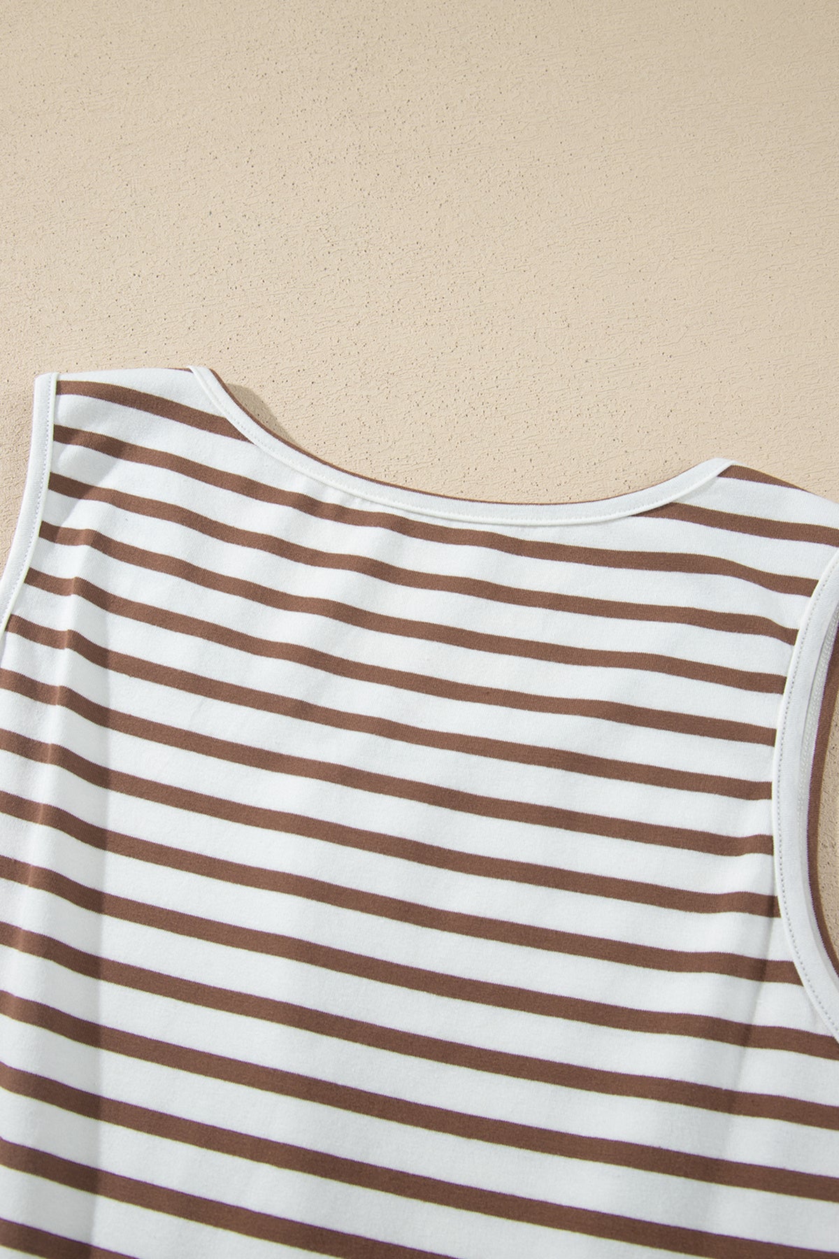 The Harvest Stripe Patchwork Sleeveless Dress for Women