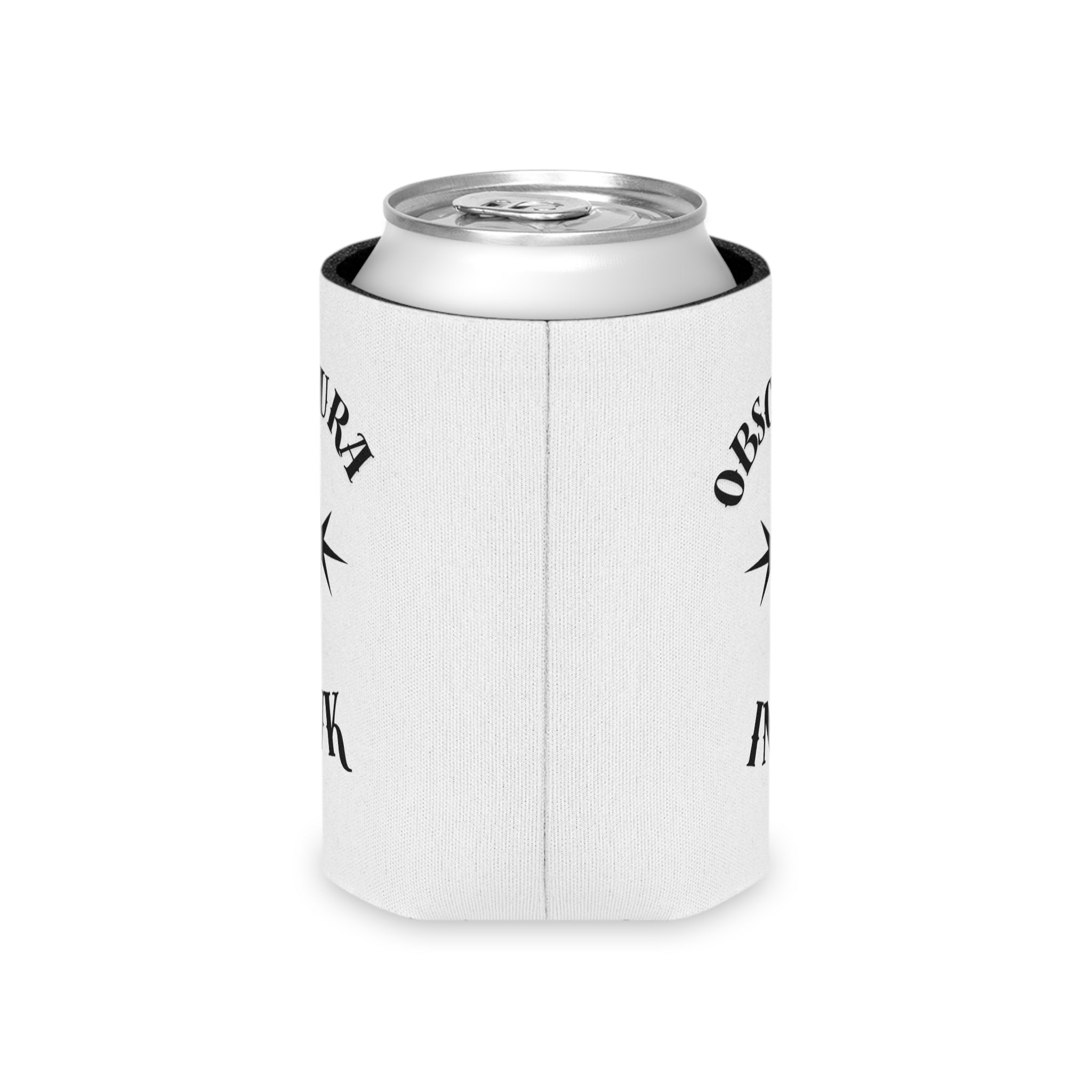 Can Cooler — Obscura Ink Star Logo Beverage Koozie