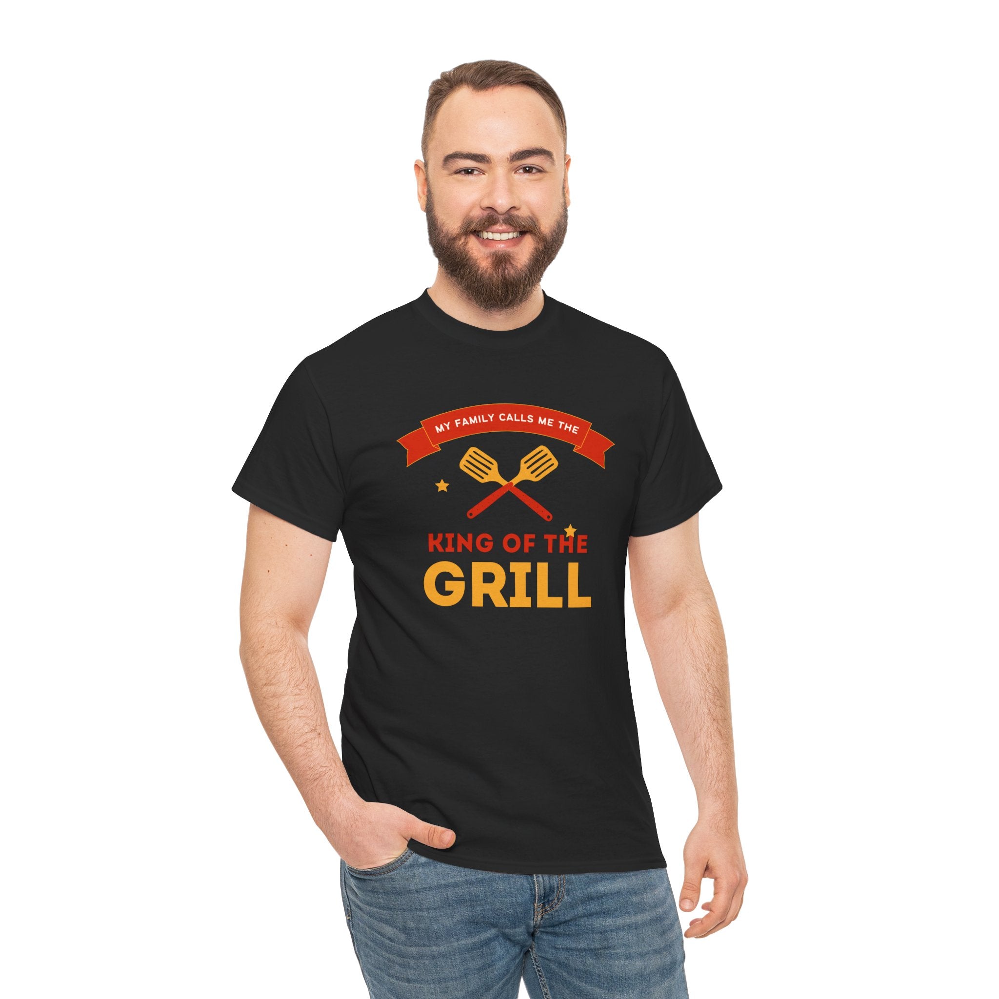 King of the Grill T-Shirt — My Family Calls Me The King of the Grill BBQ Tee