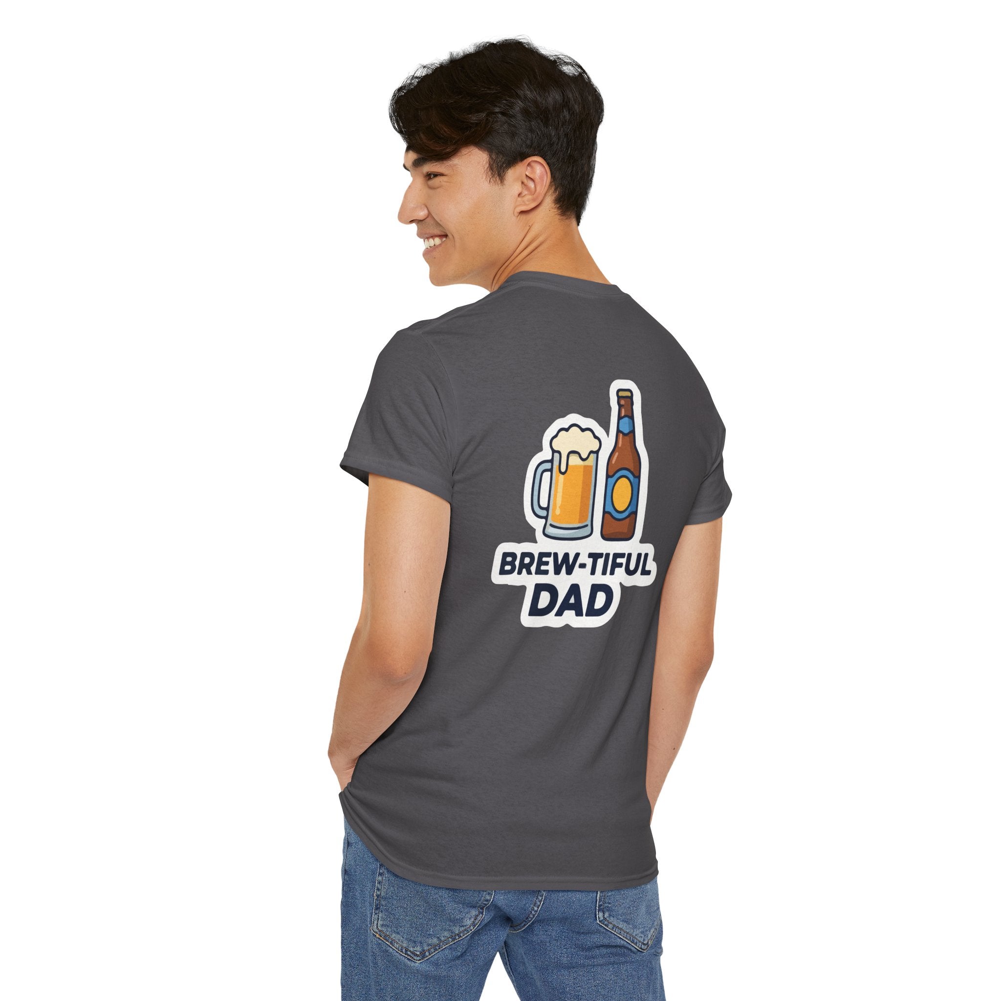 Brew-tiful Dad T-Shirt — Funny Father's Day Beer Tee