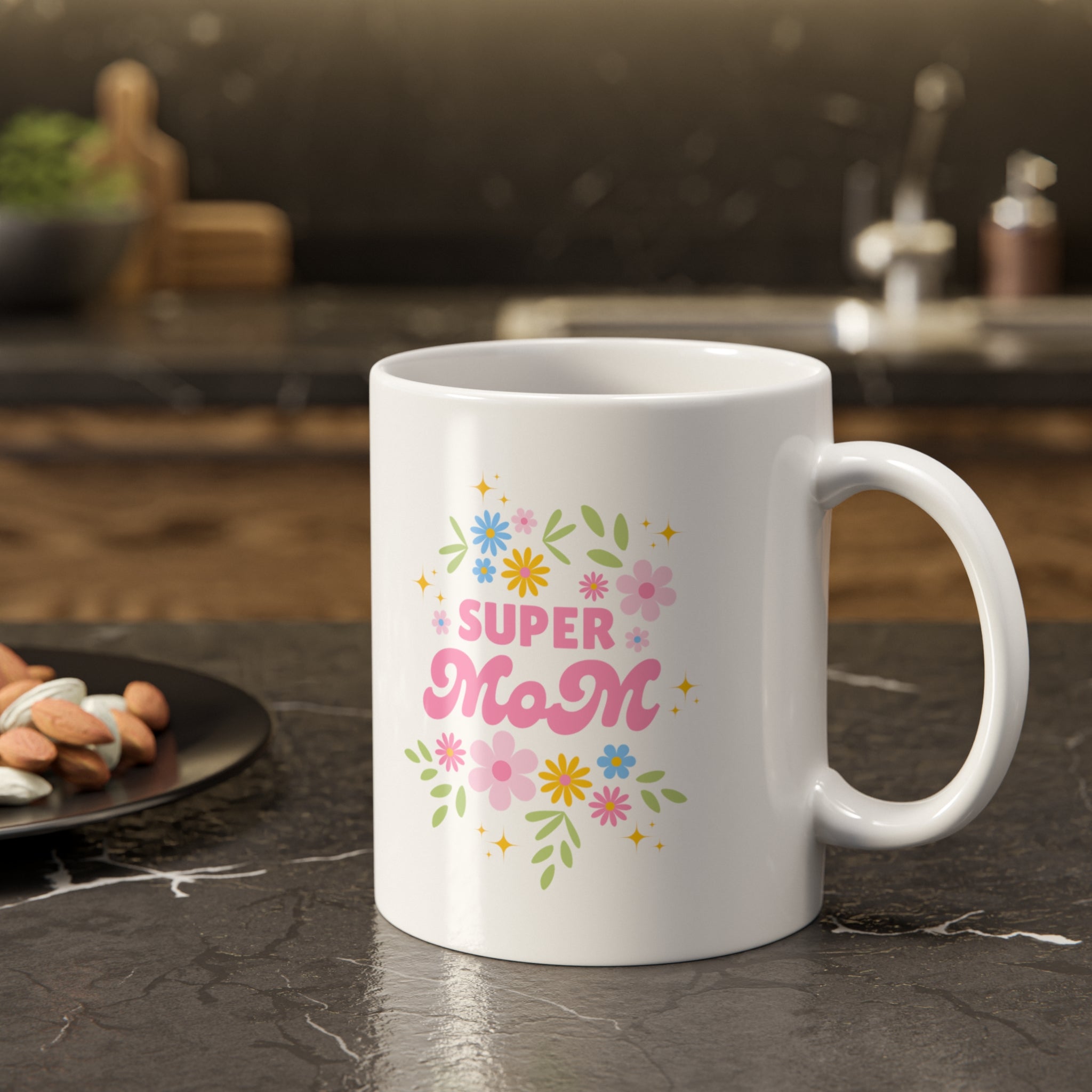 Super Mom Coffee Mug — 11oz Ceramic