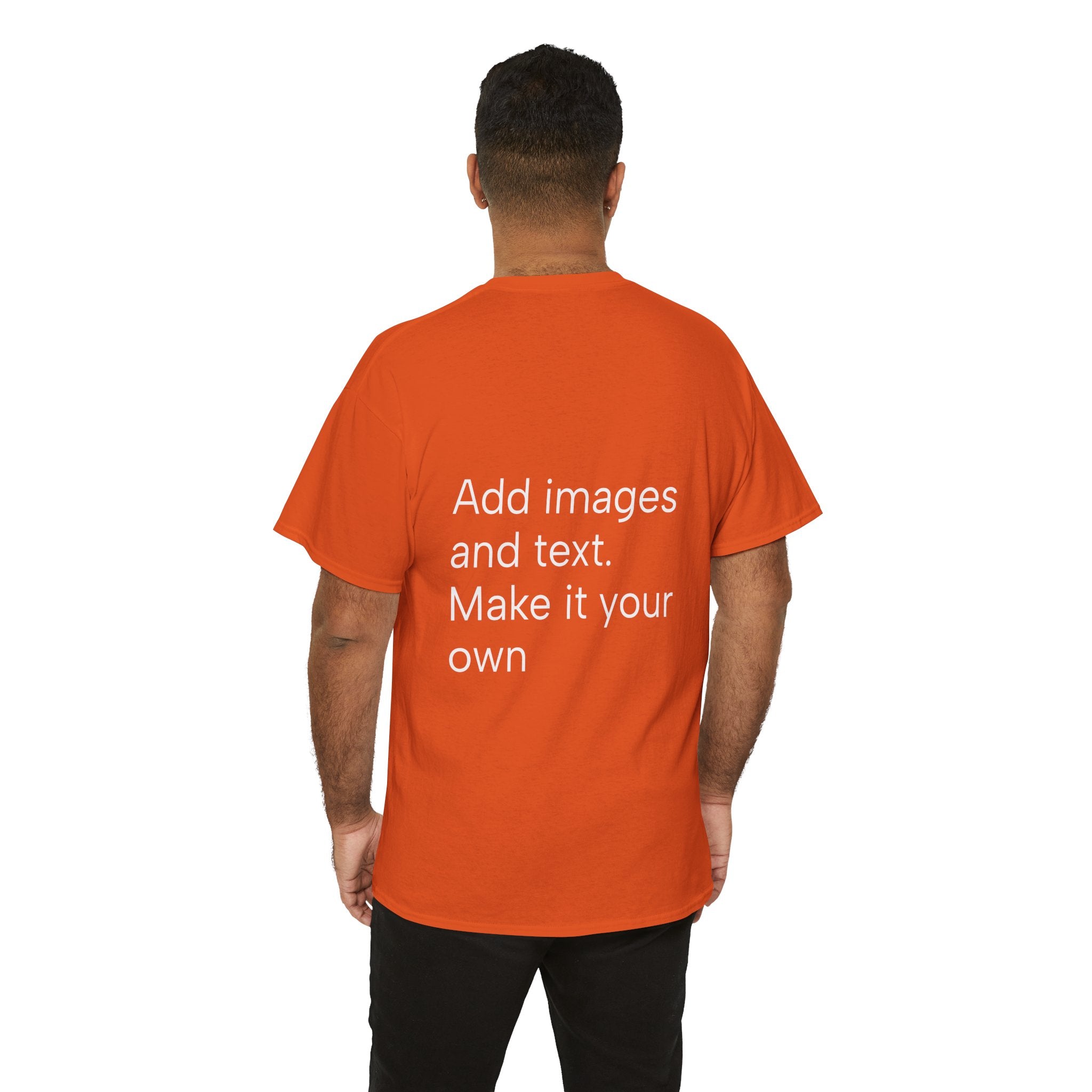 Customizable T‑Shirt – "Upload Your Designs and Watch Them Come to Life"