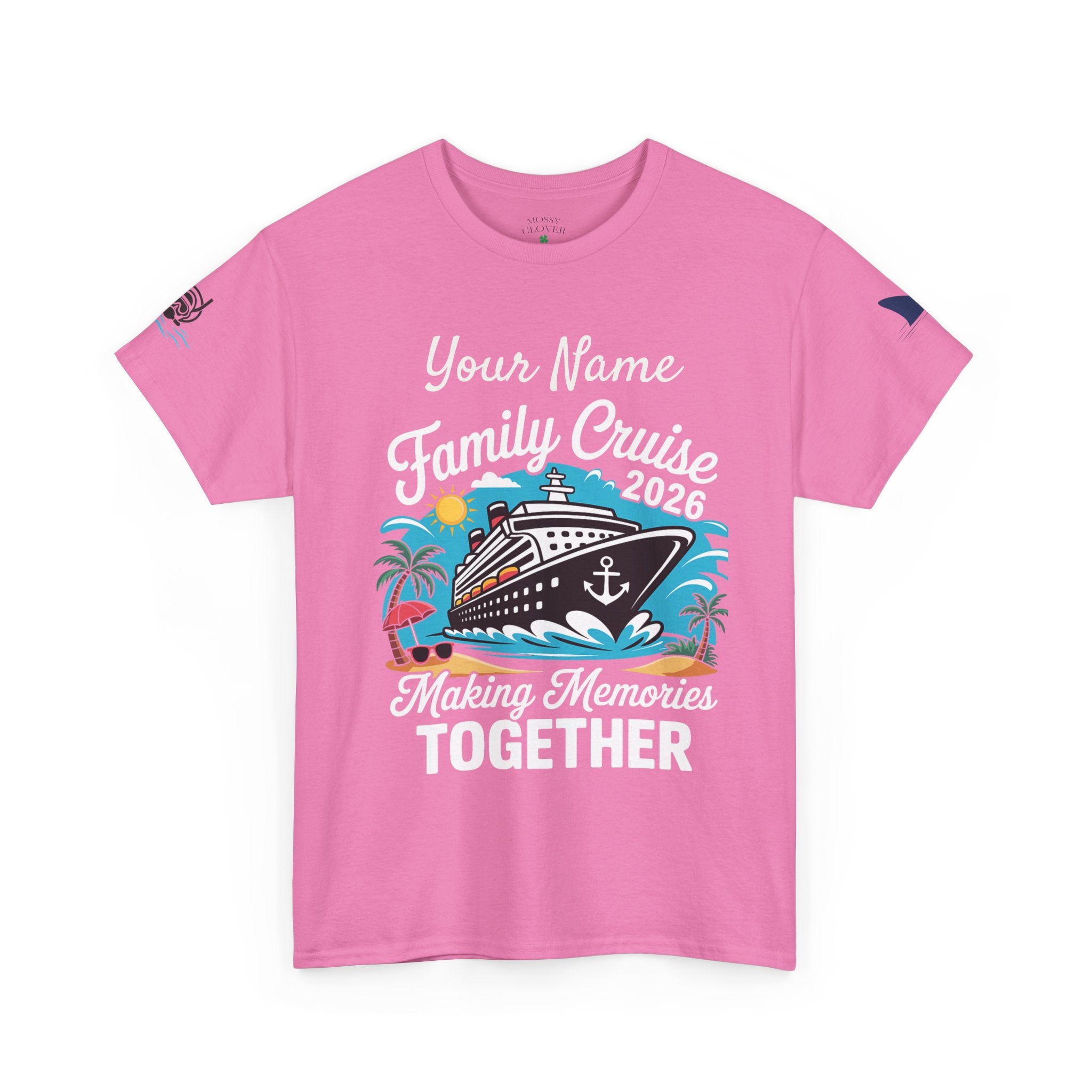 Family Cruise T‑Shirt — Customizable 'Making Memories Together' Cruise Vacation Tee