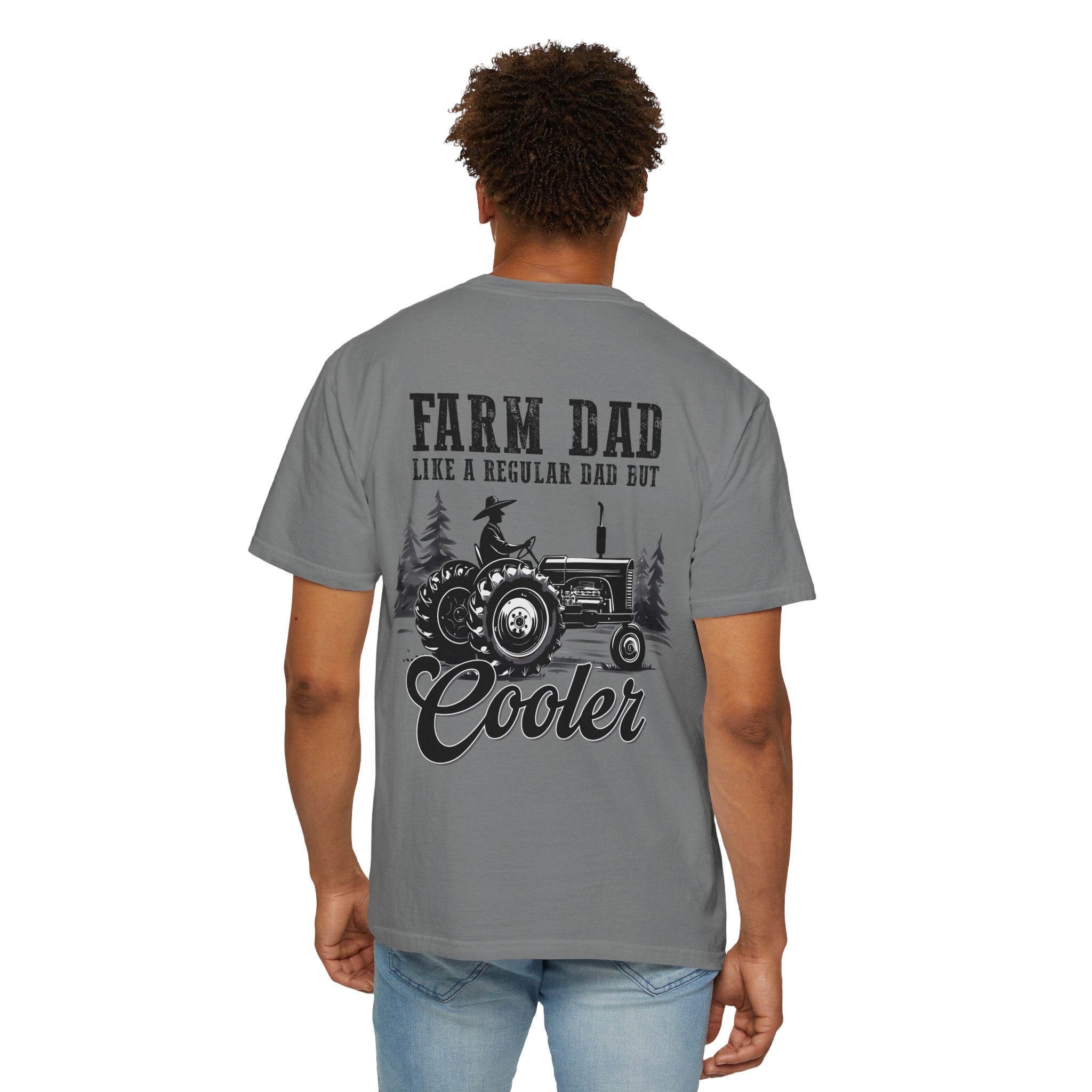 Farmer Dad T-Shirt — Rustic Farm Animals Graphic Tee