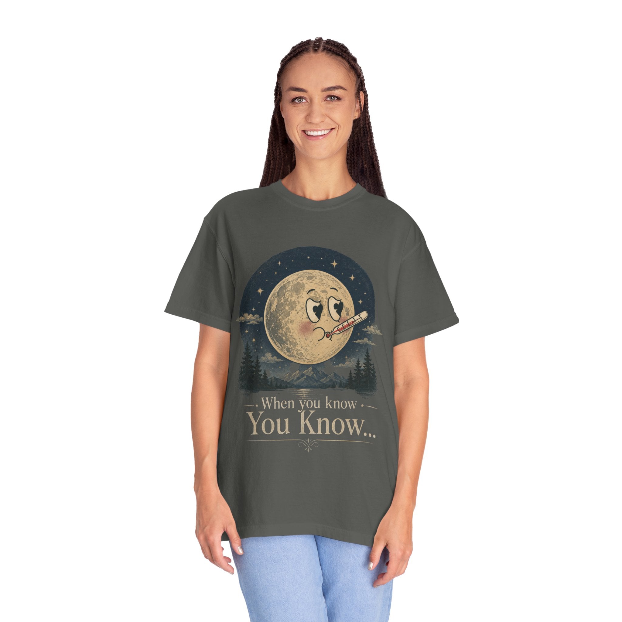 Moonlit Retro Tee — 'When You Know... You Know' Graphic T-Shirt