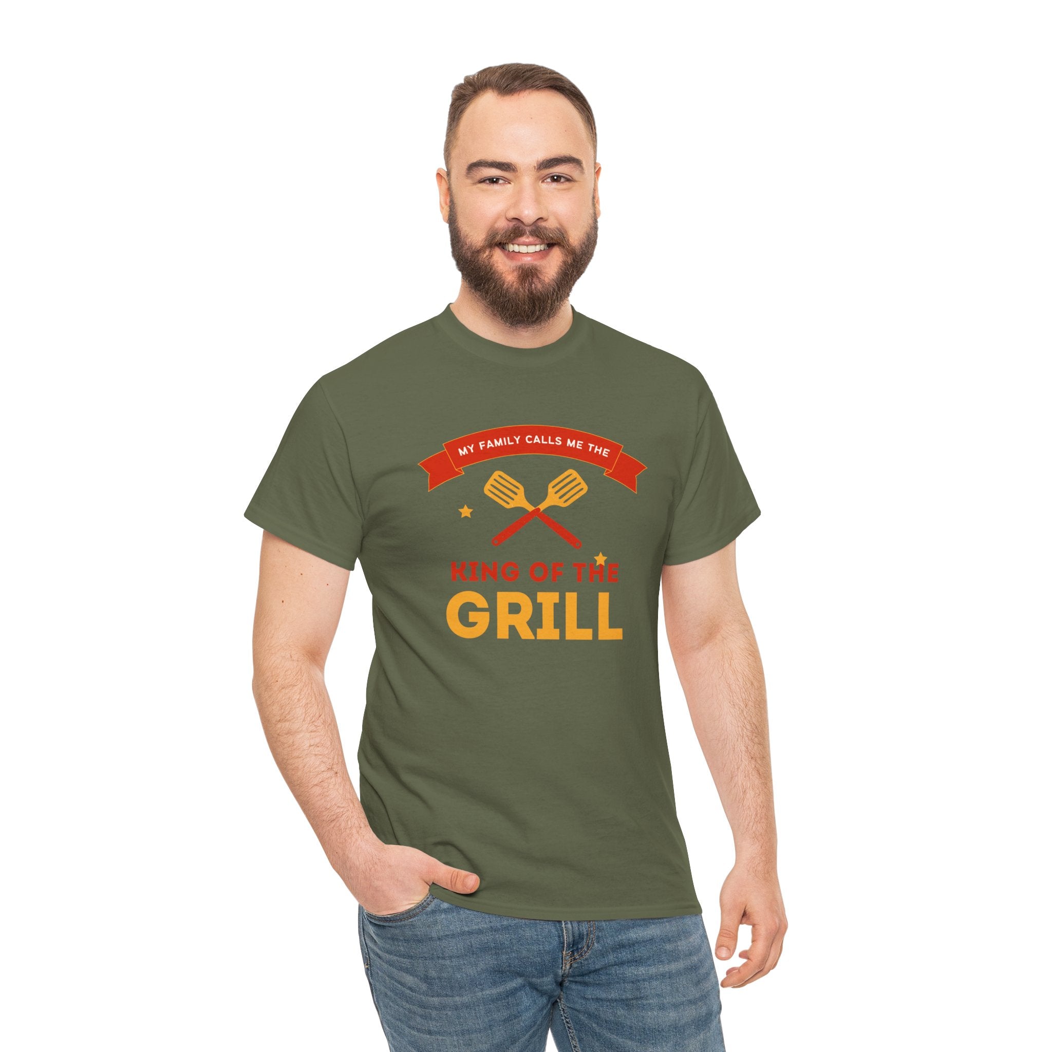 King of the Grill T-Shirt — My Family Calls Me The King of the Grill BBQ Tee