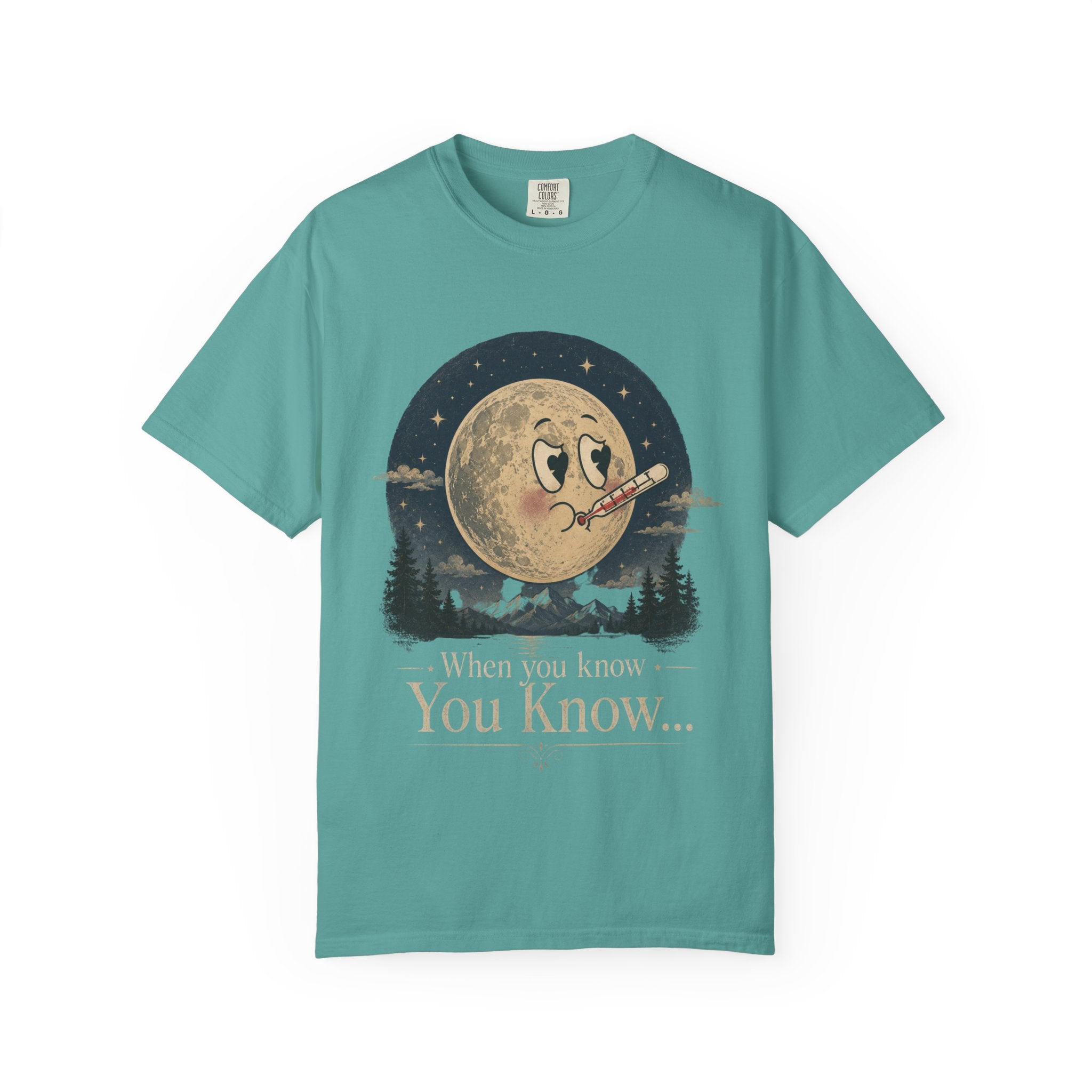 Moonlit Retro Tee — 'When You Know... You Know' Graphic T-Shirt