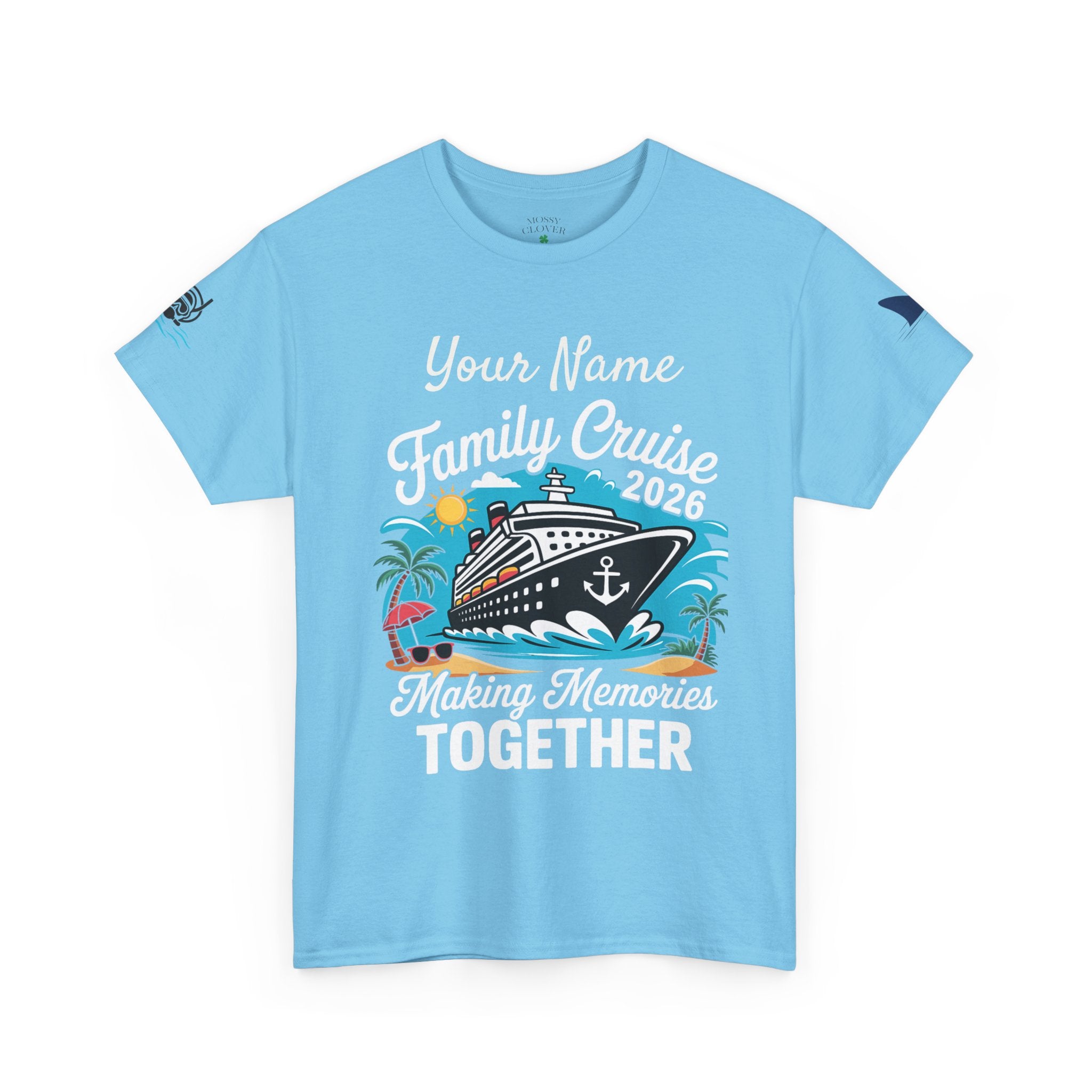 Family Cruise T‑Shirt — Customizable 'Making Memories Together' Cruise Vacation Tee