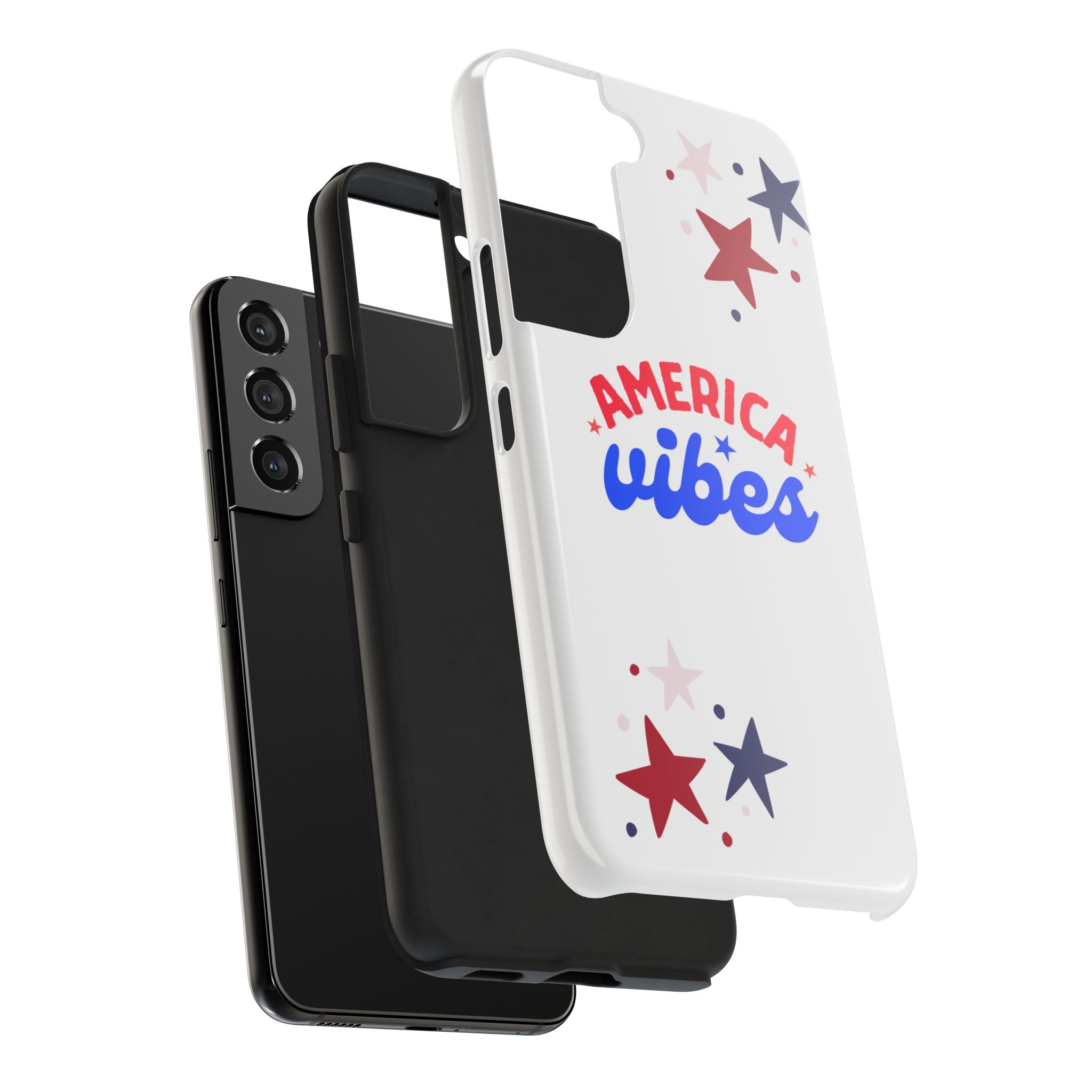 America Vibes Tough Phone Case — Patriotic Red White Blue Stars iPhone Case