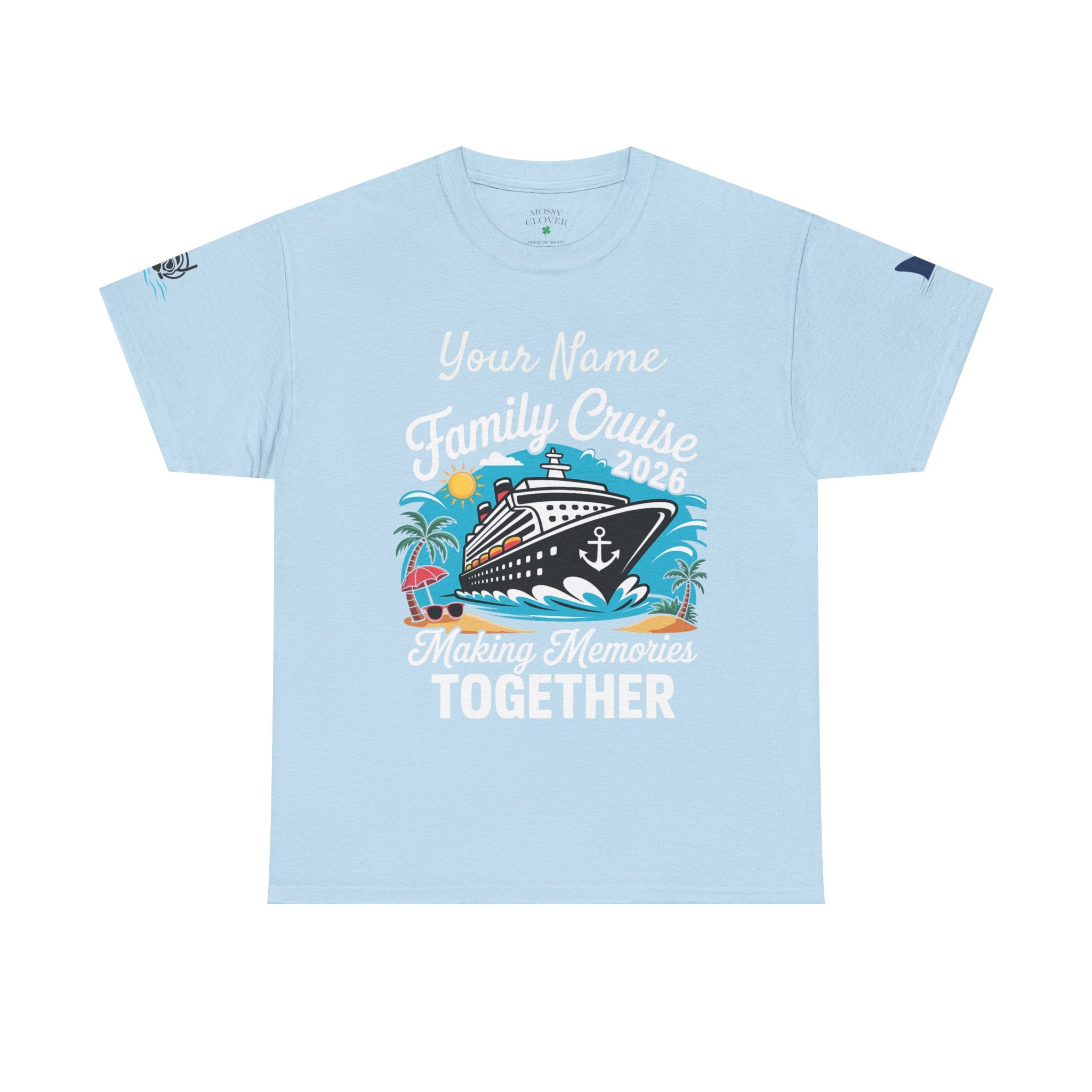 Family Cruise T‑Shirt — Customizable 'Making Memories Together' Cruise Vacation Tee