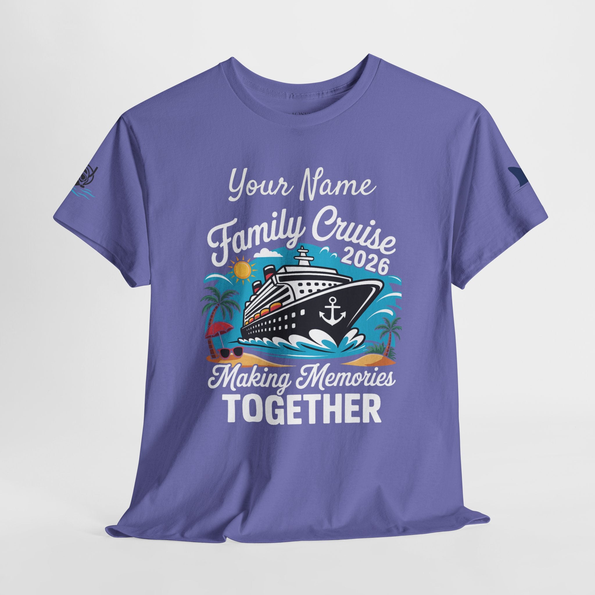 Family Cruise T‑Shirt — Customizable 'Making Memories Together' Cruise Vacation Tee