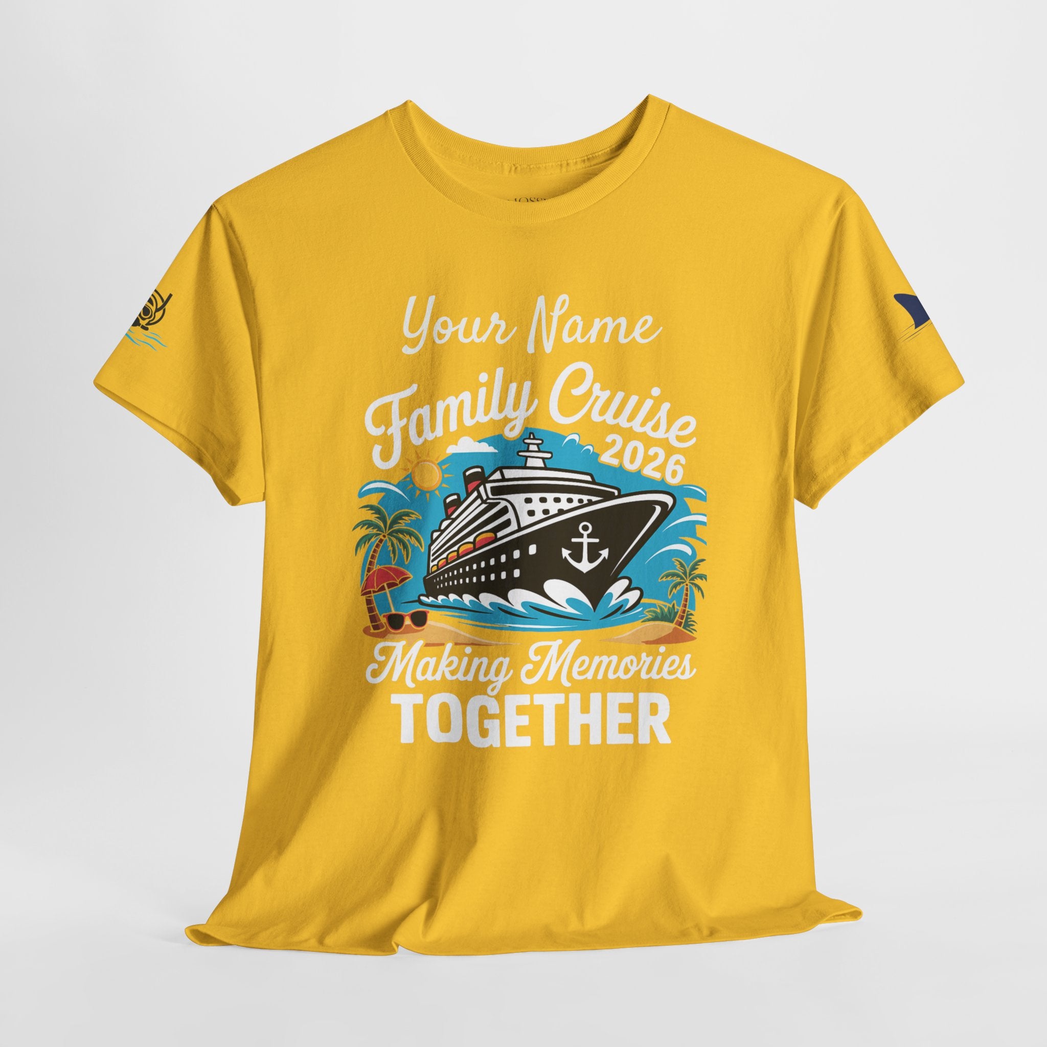 Family Cruise T‑Shirt — Customizable 'Making Memories Together' Cruise Vacation Tee