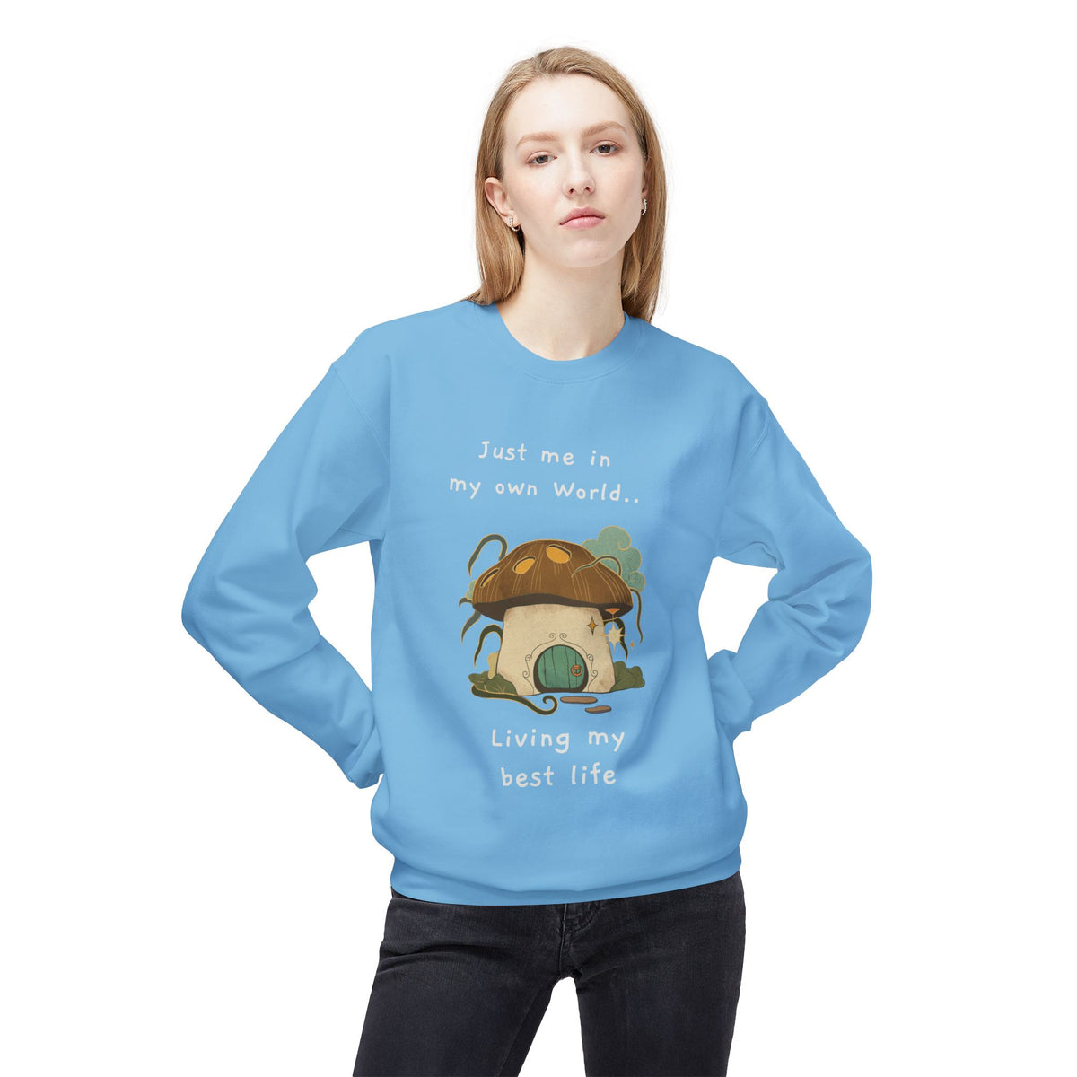 Cozy Mushroom House Sweatshirt — Crewneck
