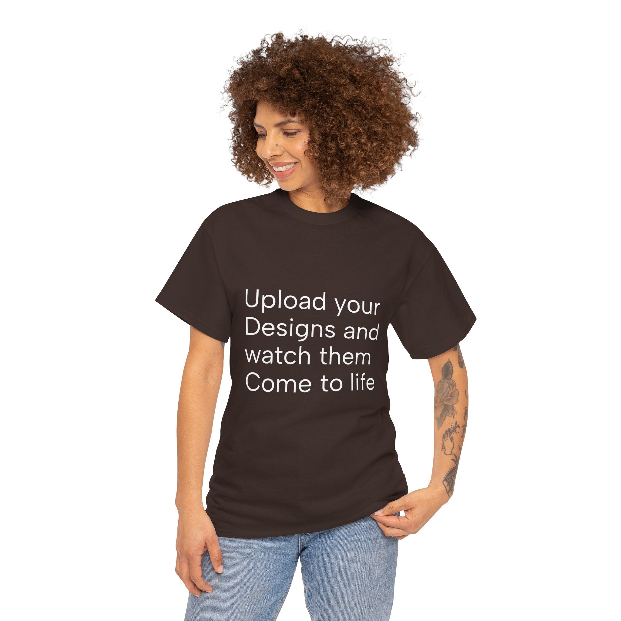 Customizable T‑Shirt – "Upload Your Designs and Watch Them Come to Life"