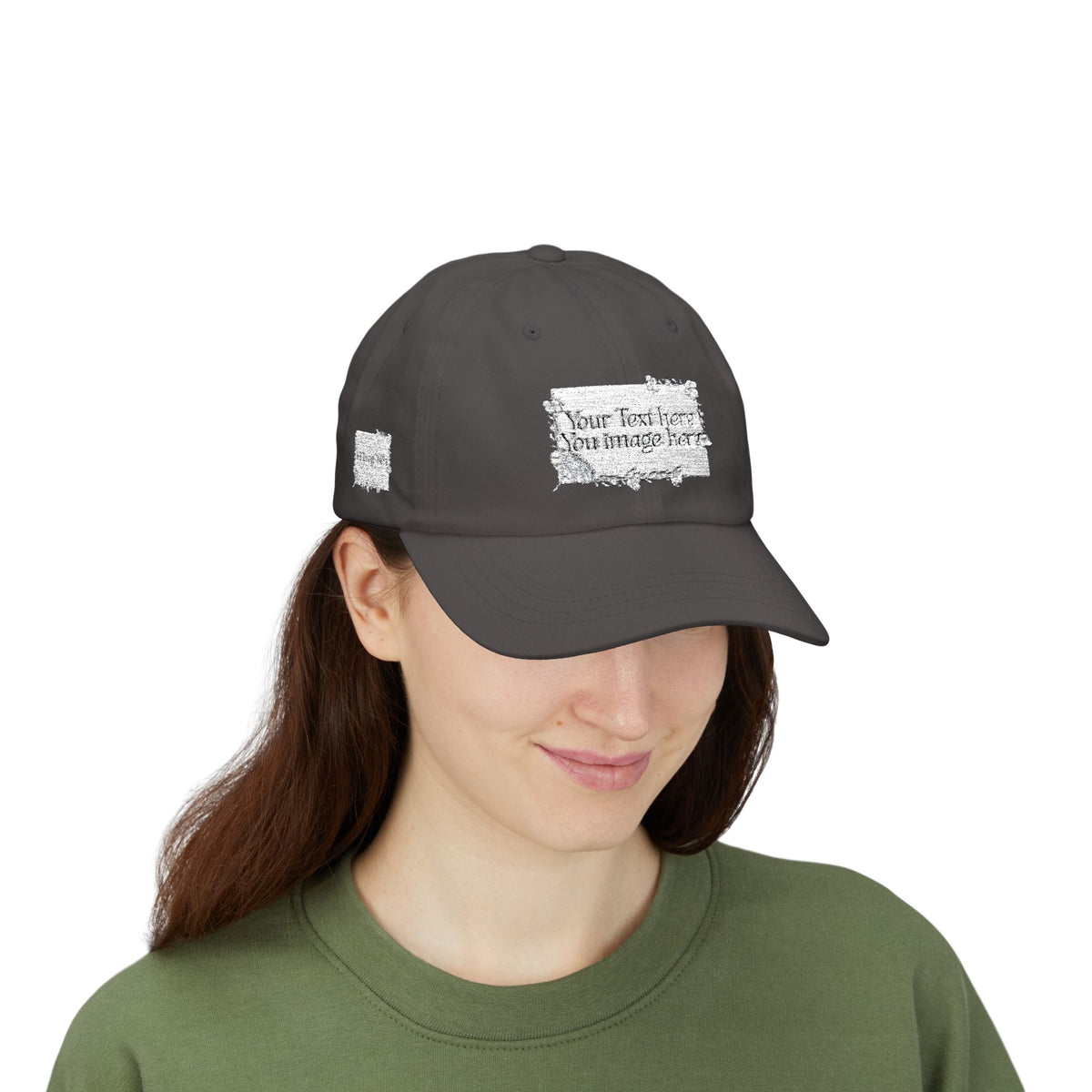 Minimal 'Print it your way' Embroidered Hat