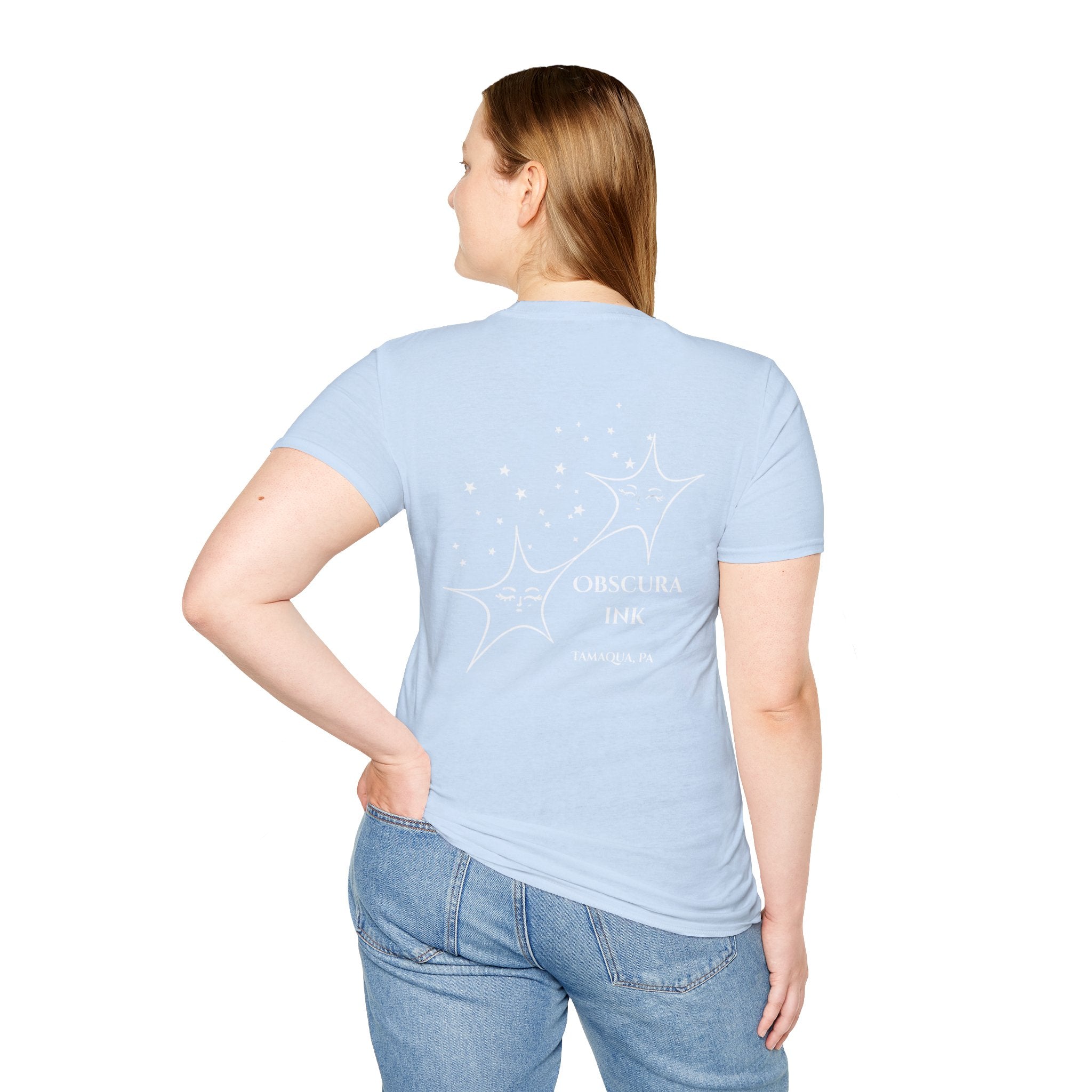 Stars logo ~ Back ~ Obscura Ink Signature Tee