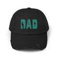 Fishing Dad Distressed Cap — 'DAD' Hook & Fish Trucker Hat