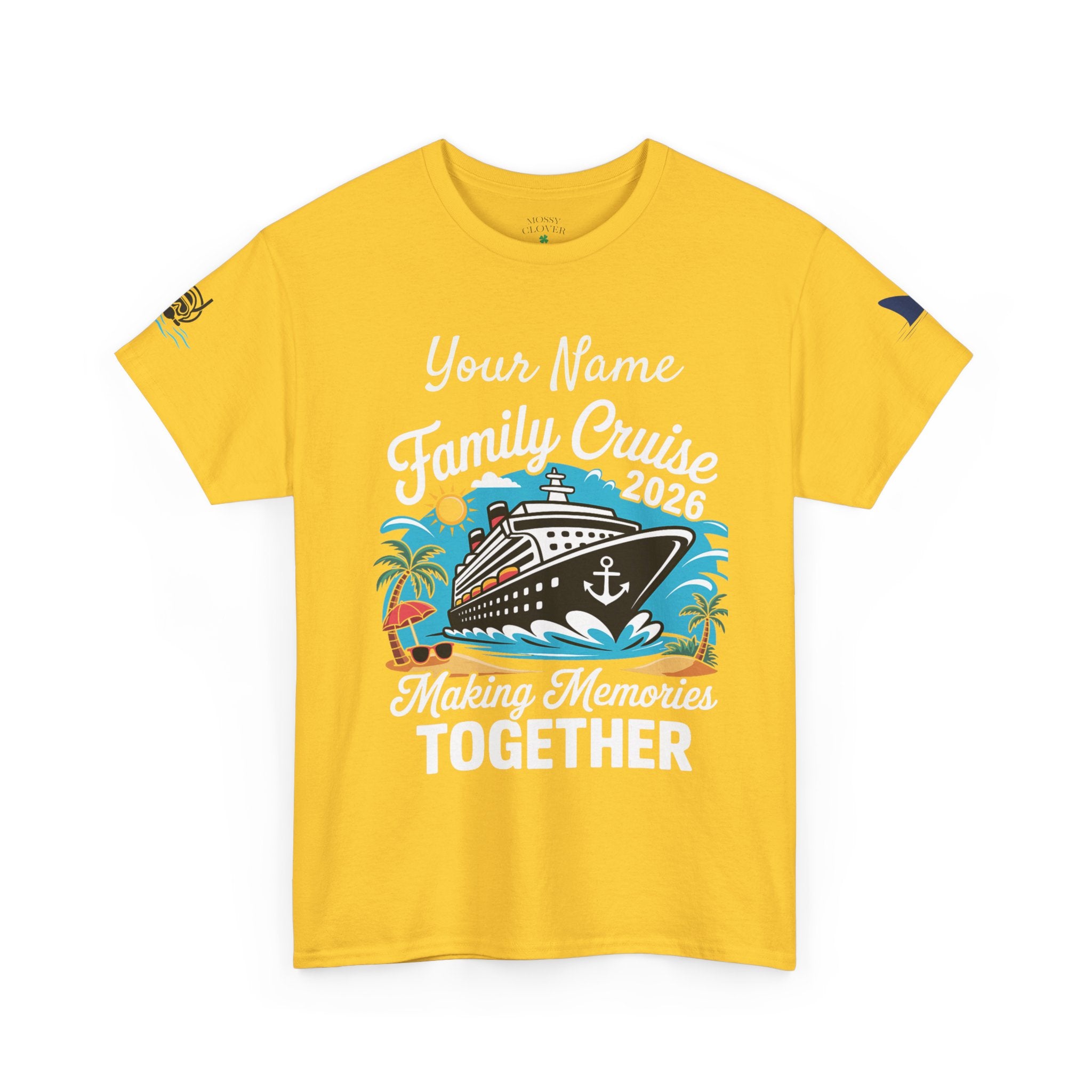 Family Cruise T‑Shirt — Customizable 'Making Memories Together' Cruise Vacation Tee