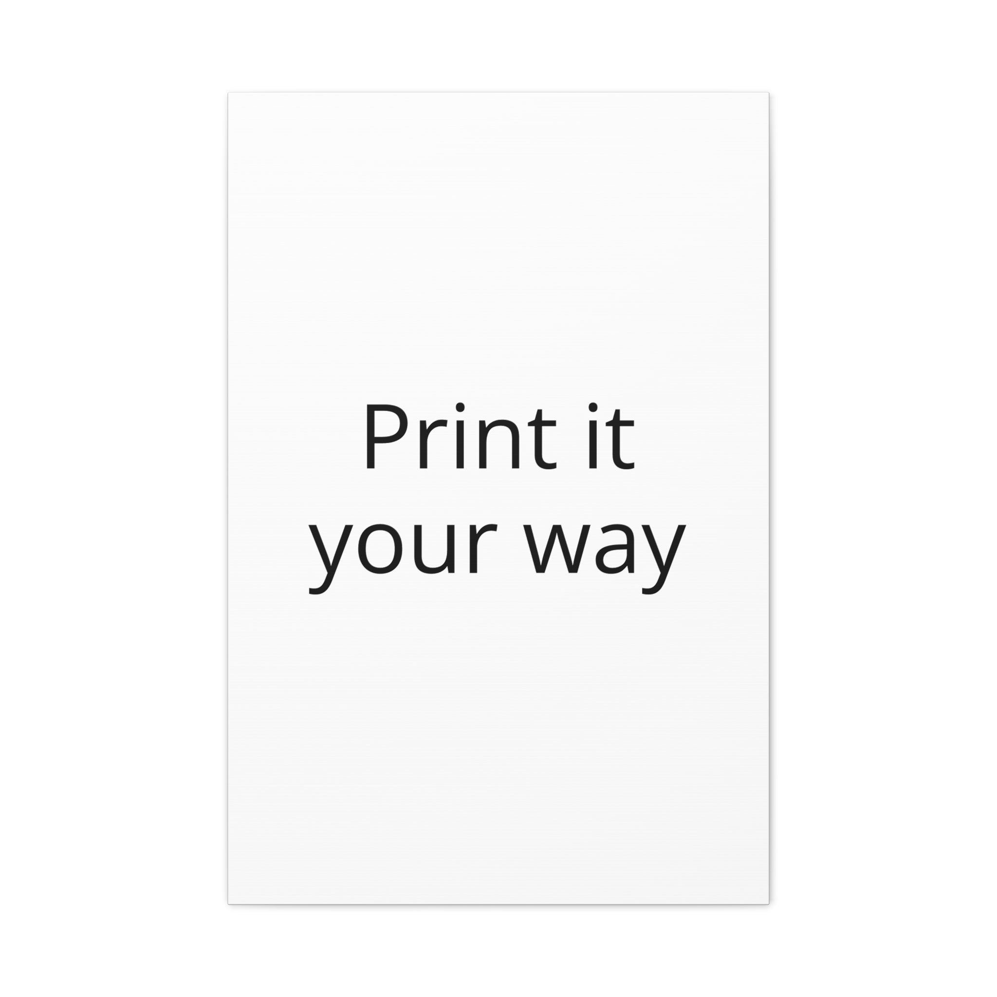 Matte Canvas, Stretched, 1.25"