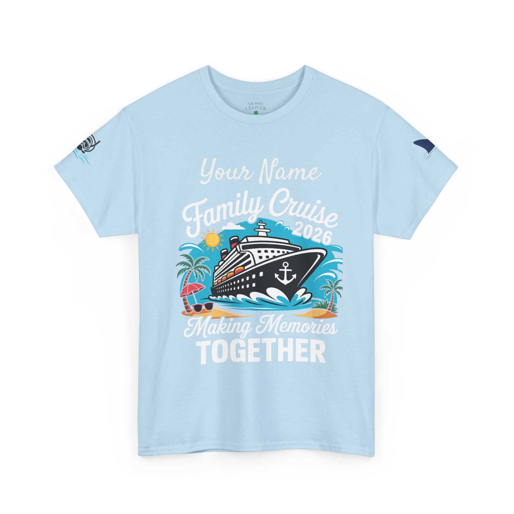 Family Cruise T‑Shirt — Customizable 'Making Memories Together' Cruise Vacation Tee