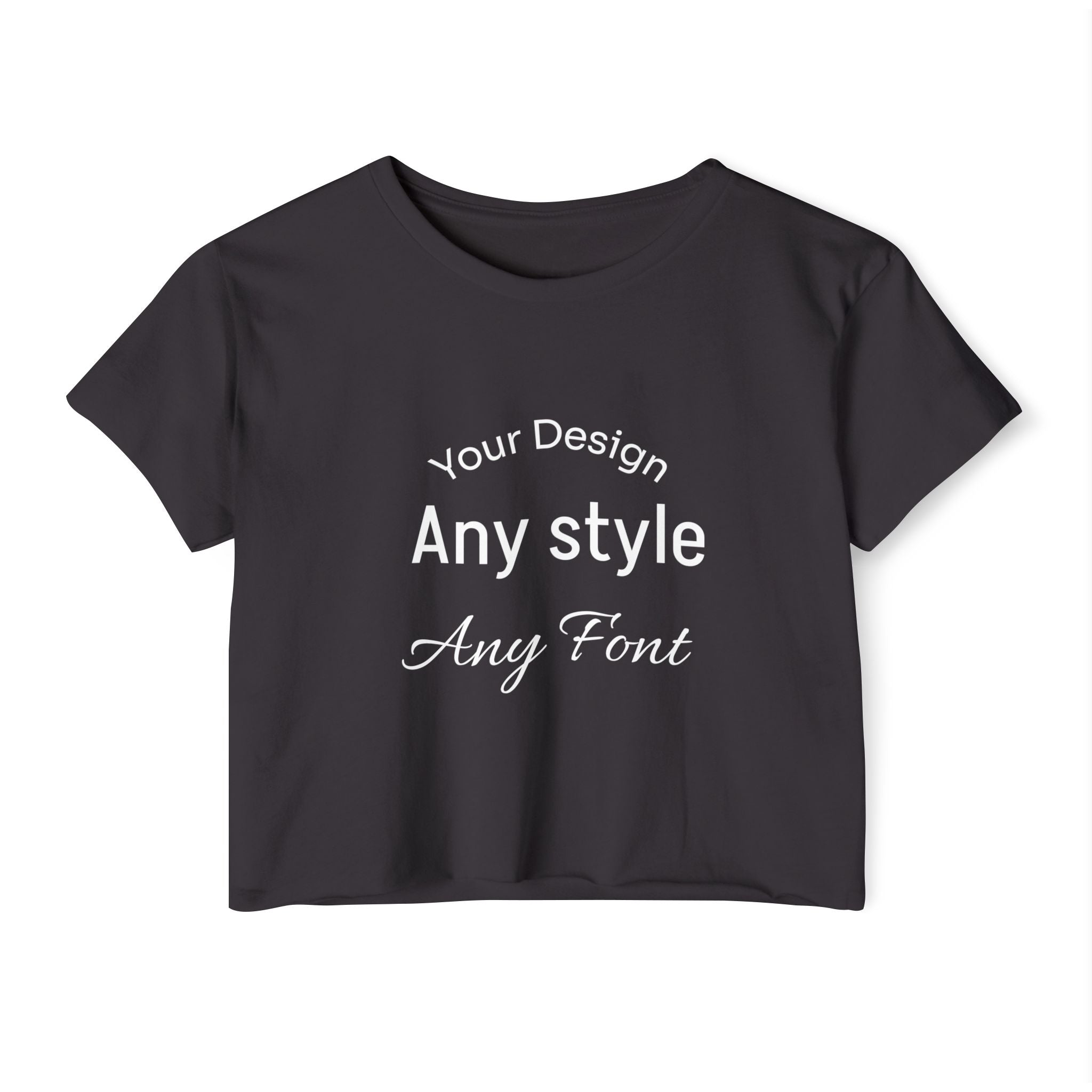 Women's Festival Crop Top — Customizable Graphic Crop Tee