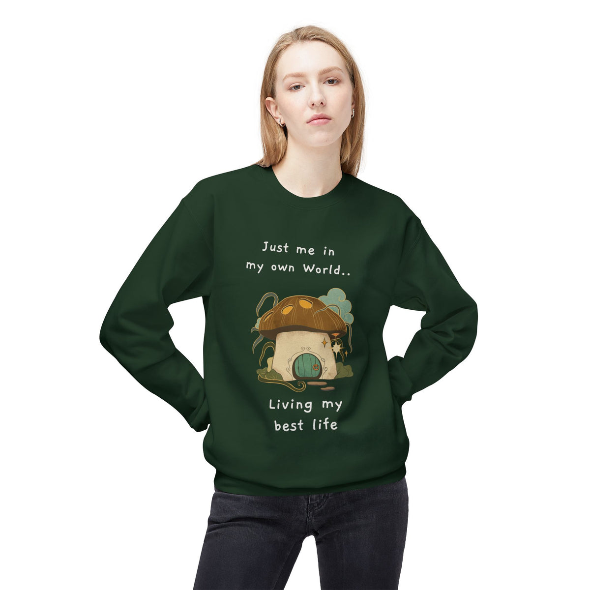 Cozy Mushroom House Sweatshirt — Crewneck