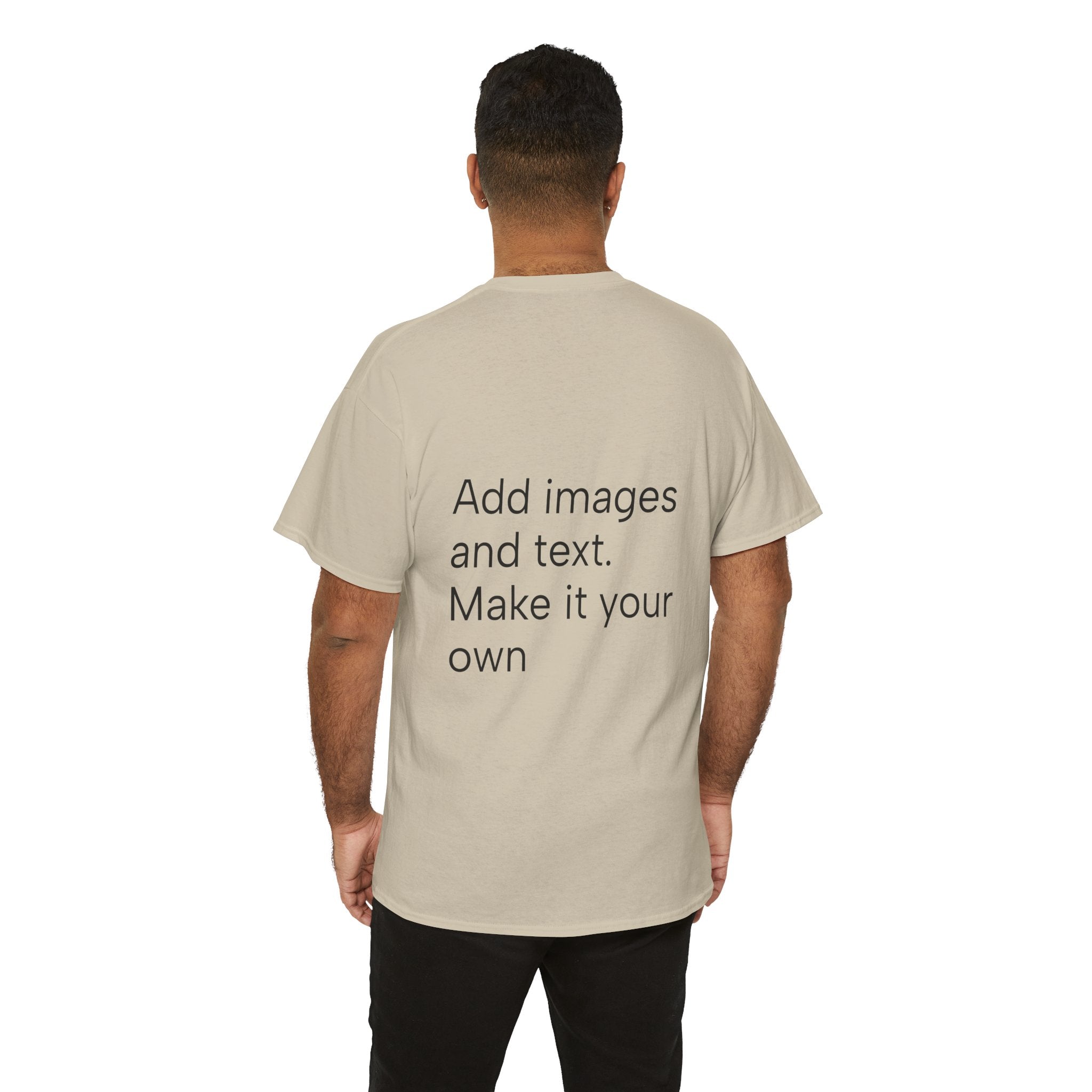 Customizable T‑Shirt – "Upload Your Designs and Watch Them Come to Life"