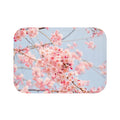 Cherry Blossom Bath Mat — Soft Pink Sakura Floral Bathroom Rug