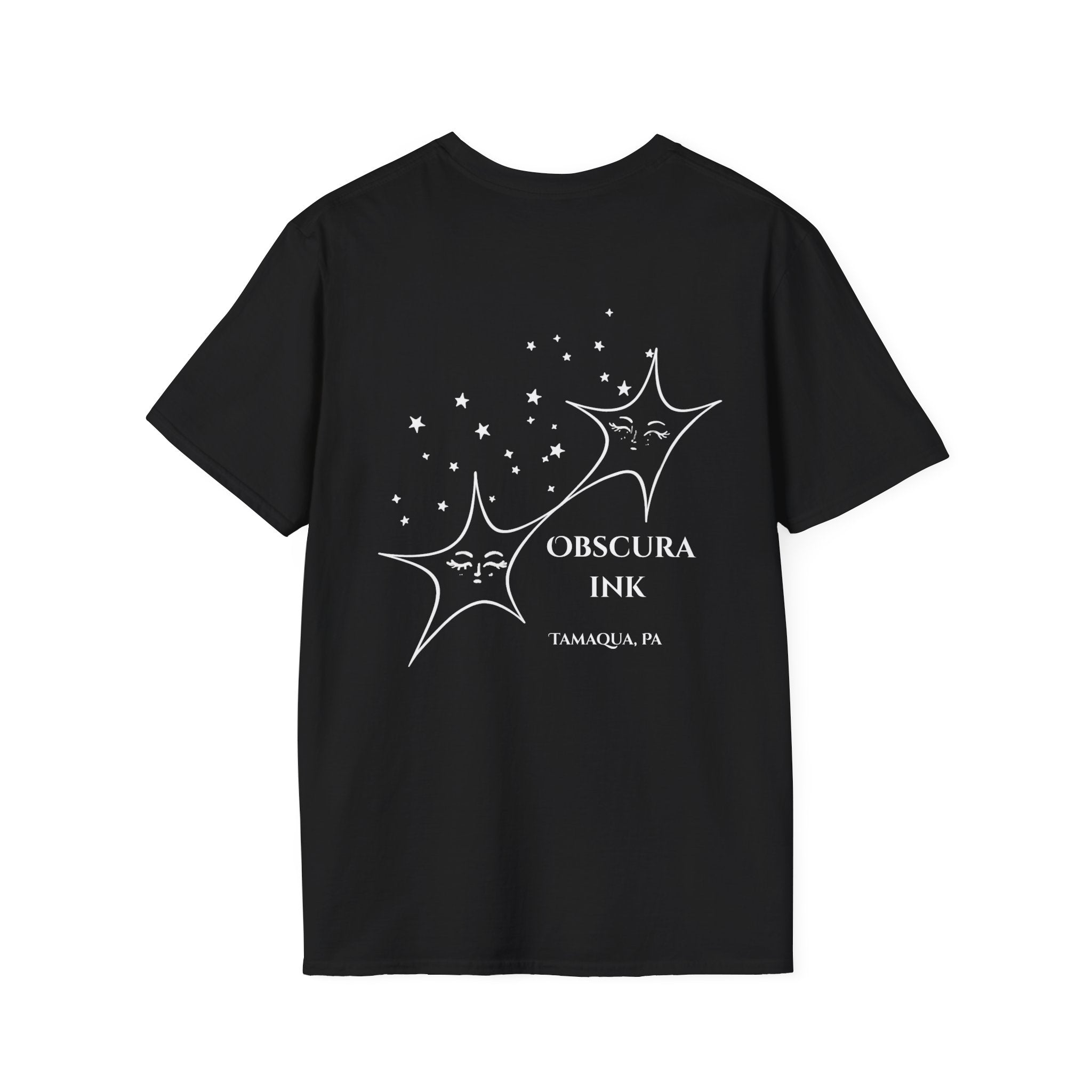 Stars logo ~ Back ~ Obscura Ink Signature Tee