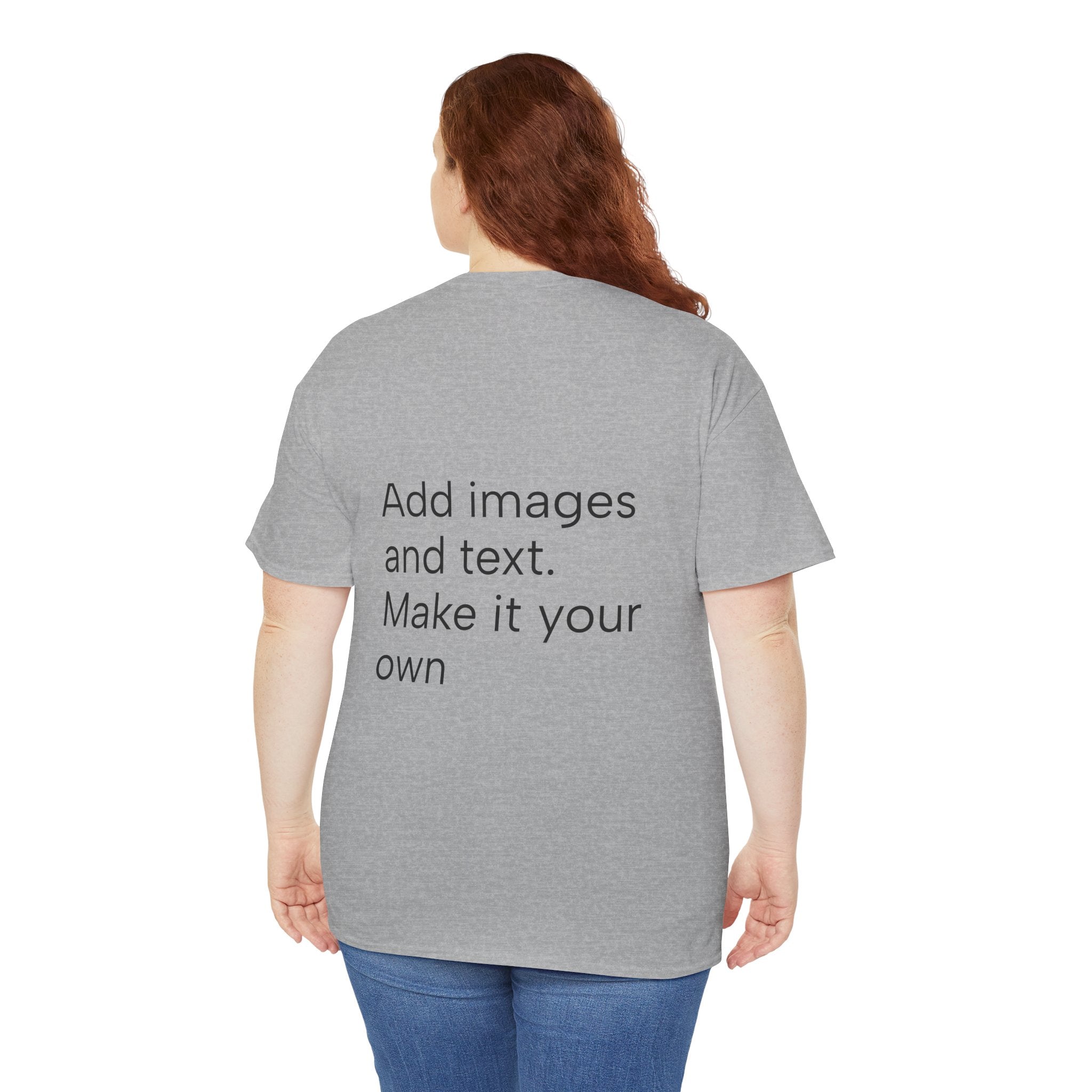 Customizable T‑Shirt – "Upload Your Designs and Watch Them Come to Life"