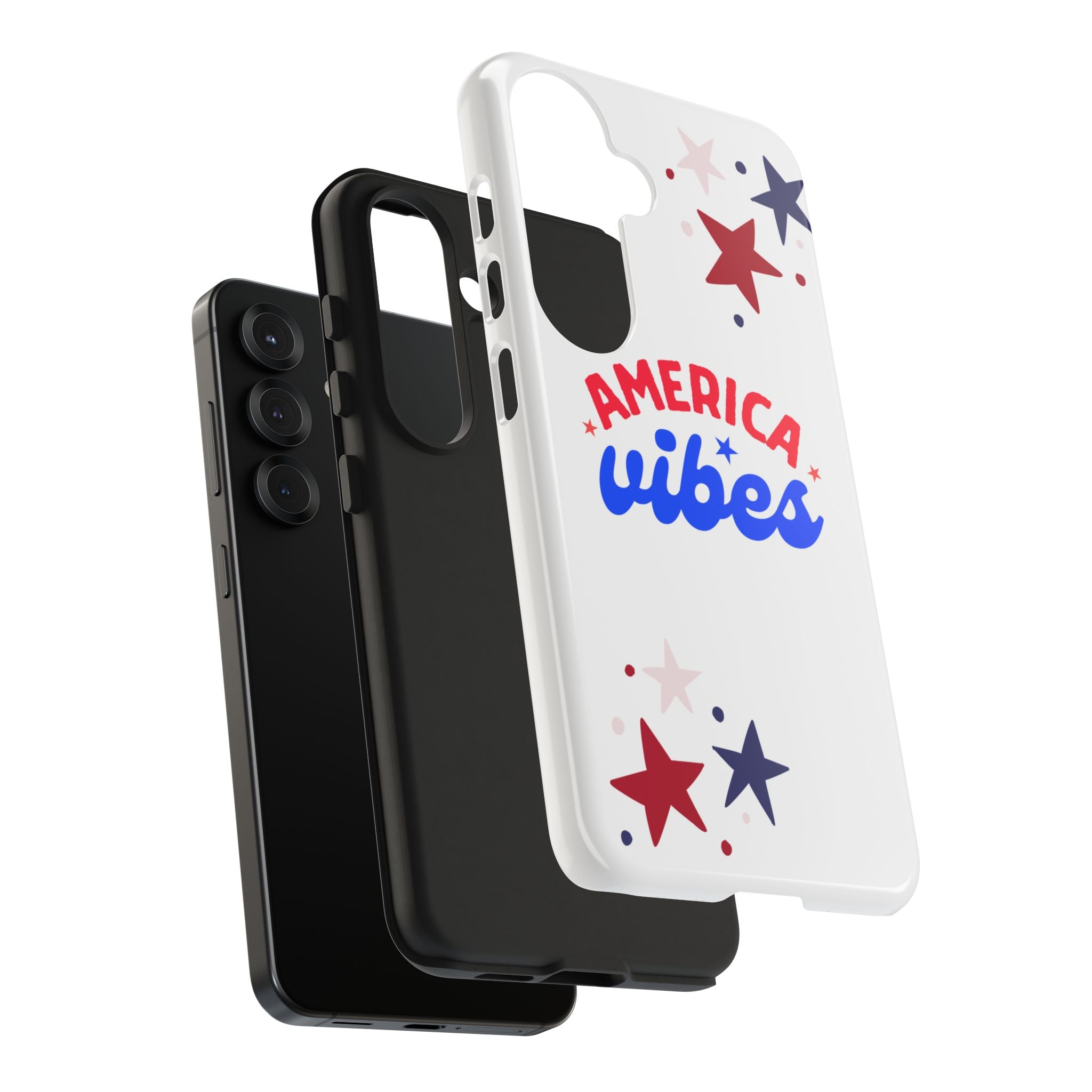 America Vibes Tough Phone Case — Patriotic Red White Blue Stars iPhone Case