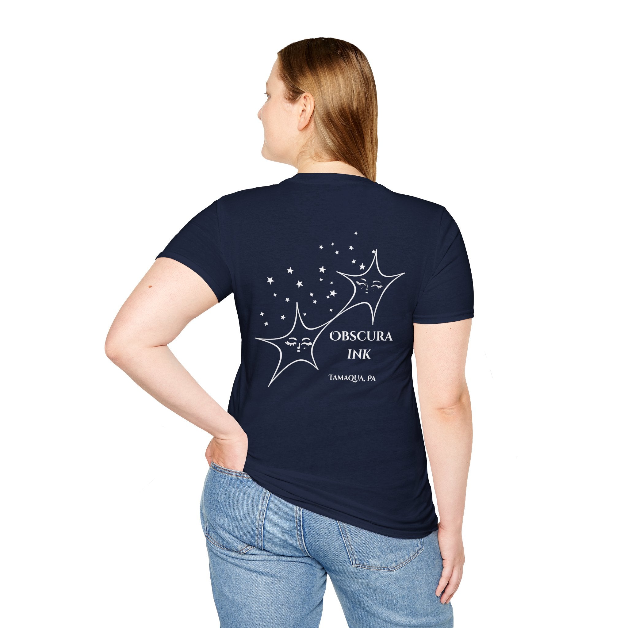 Stars logo ~ Back ~ Obscura Ink Signature Tee