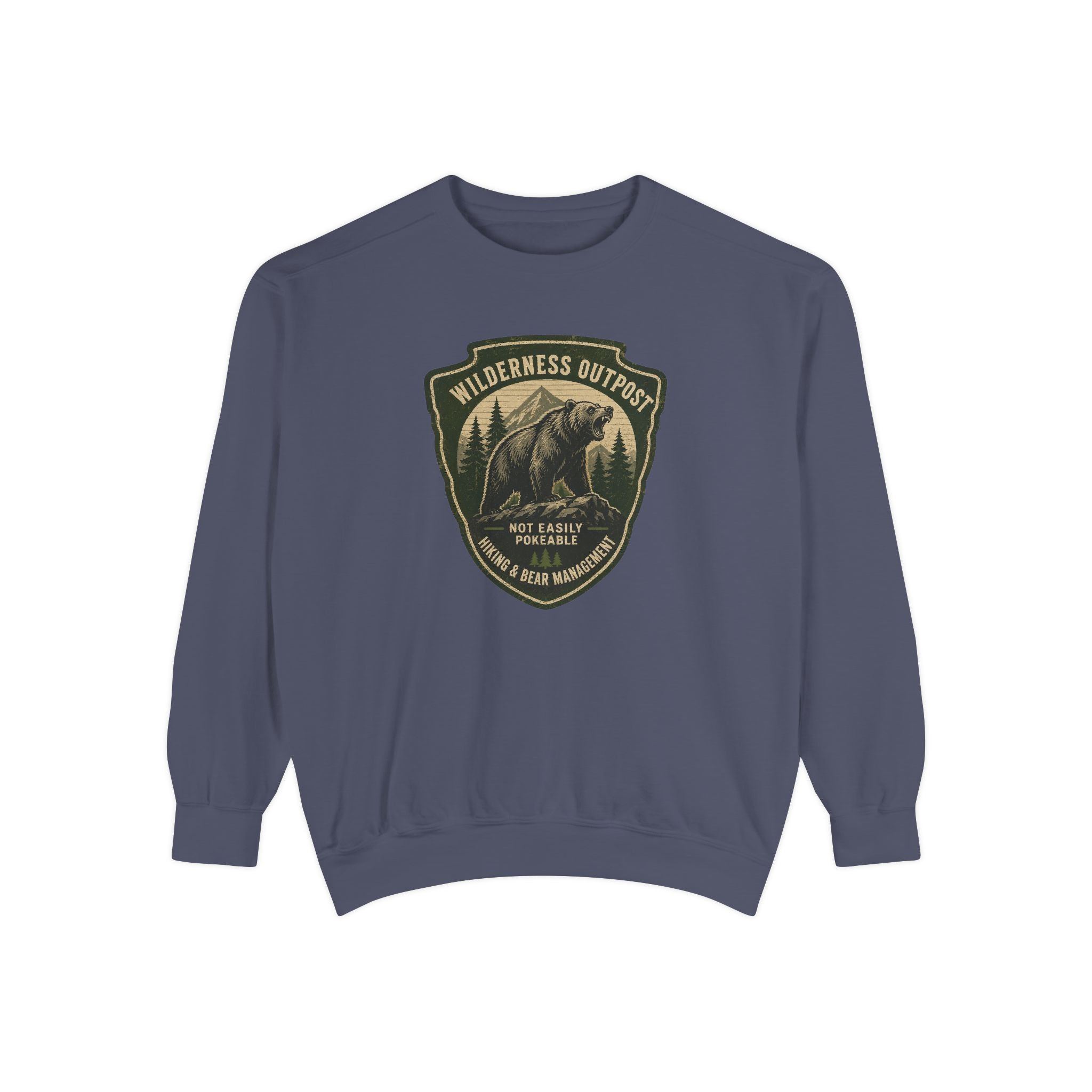 Wilderness Outfitters Bear Patch Sweatshirt — Outdoor Camping Crewneck