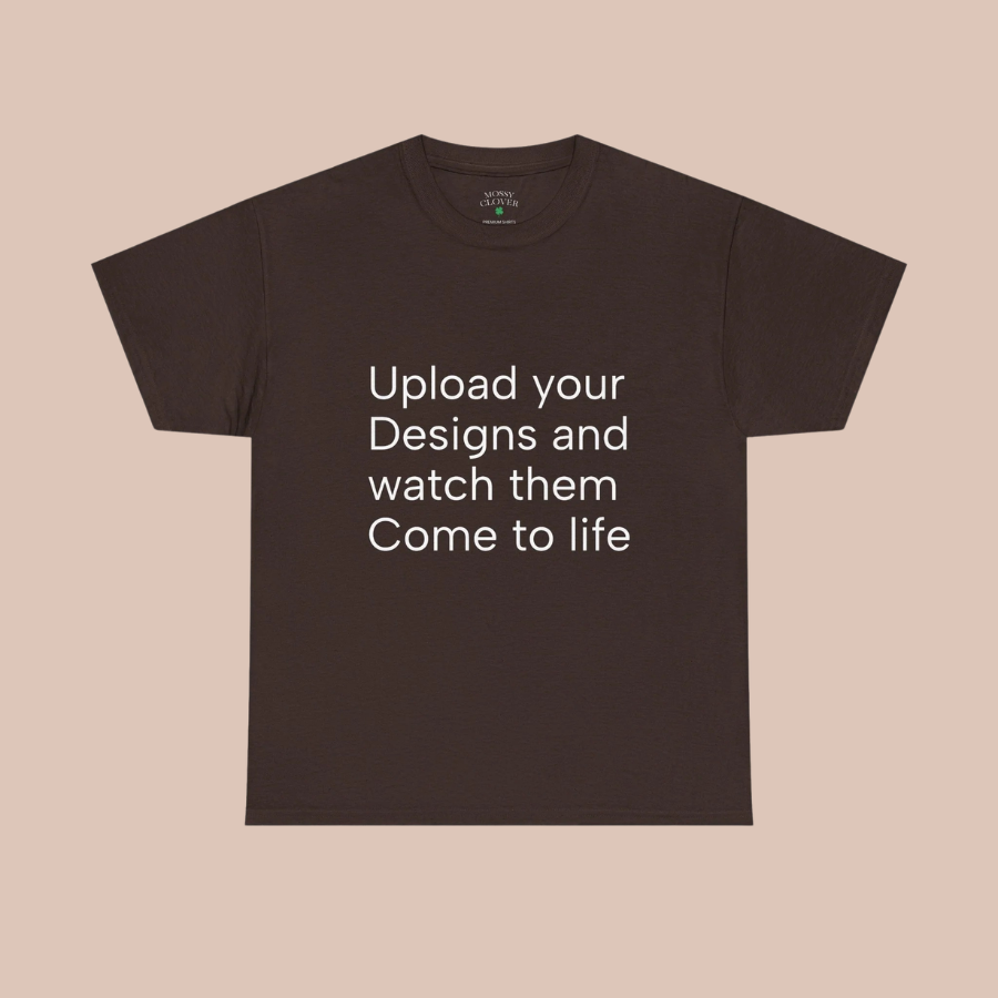Customizable T‑Shirt – "Upload Your Designs and Watch Them Come to Life"