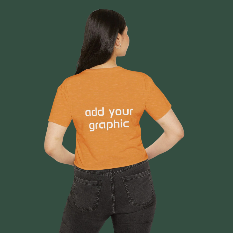 Women's Festival Crop Top — Customizable Graphic Crop Tee