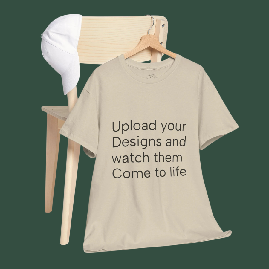 Customizable T‑Shirt – "Upload Your Designs and Watch Them Come to Life"