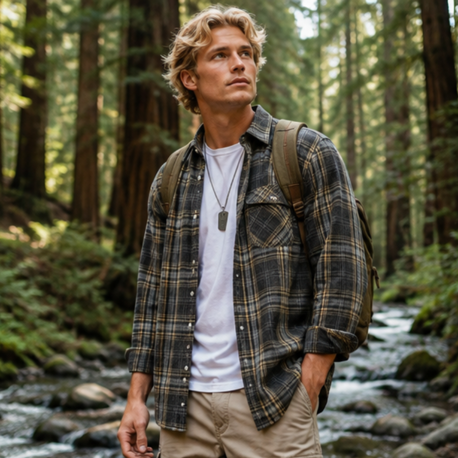 The Timberline Plaid Shirt for Men