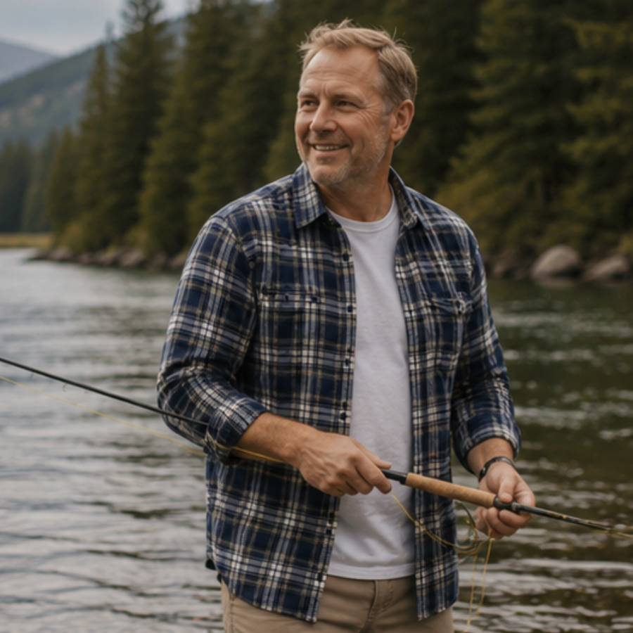 The Riverbend Flannel Shirt For Men