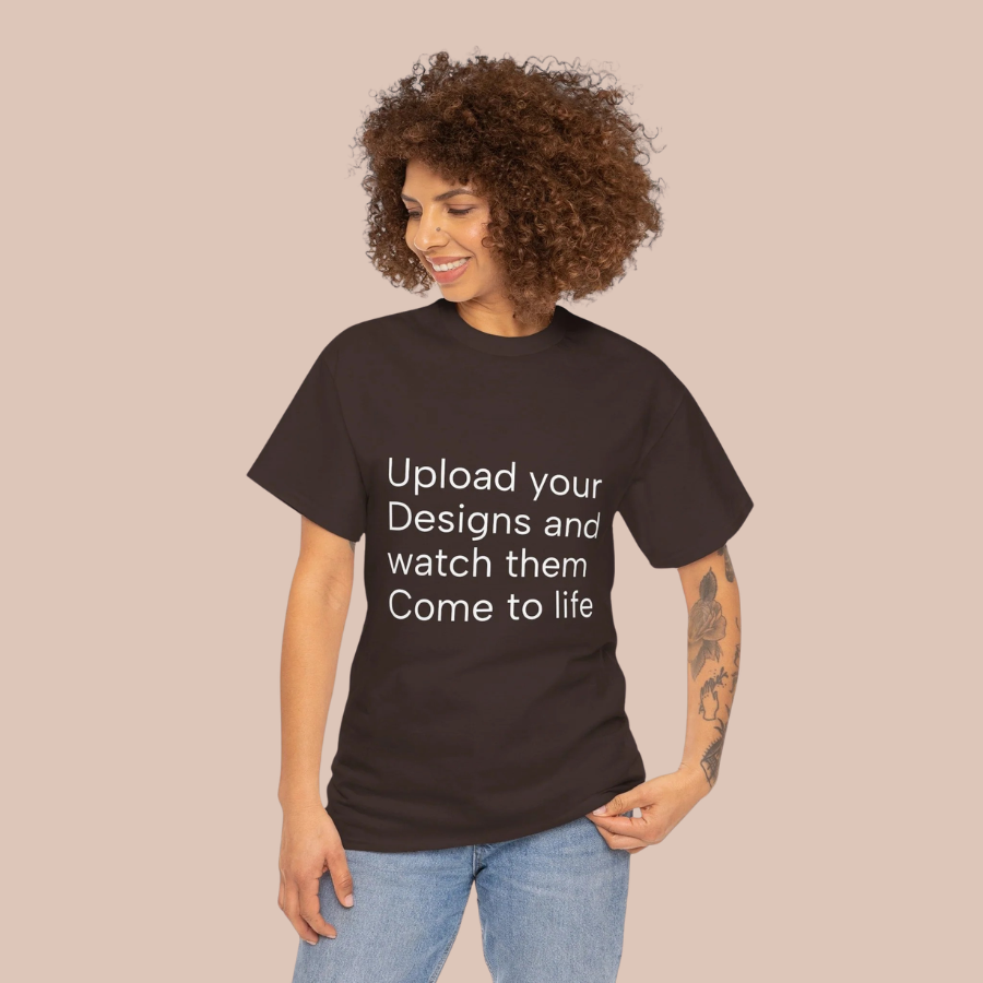Customizable T‑Shirt – "Upload Your Designs and Watch Them Come to Life"