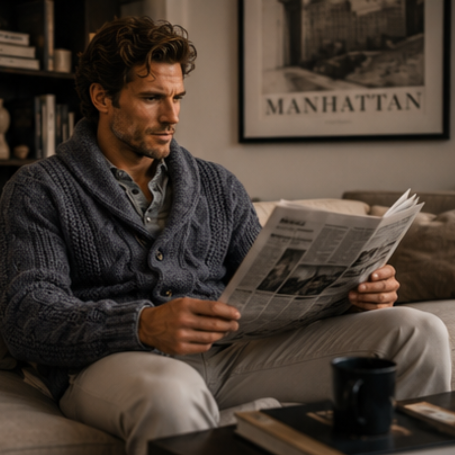 The Lodge knit cardigan For Men