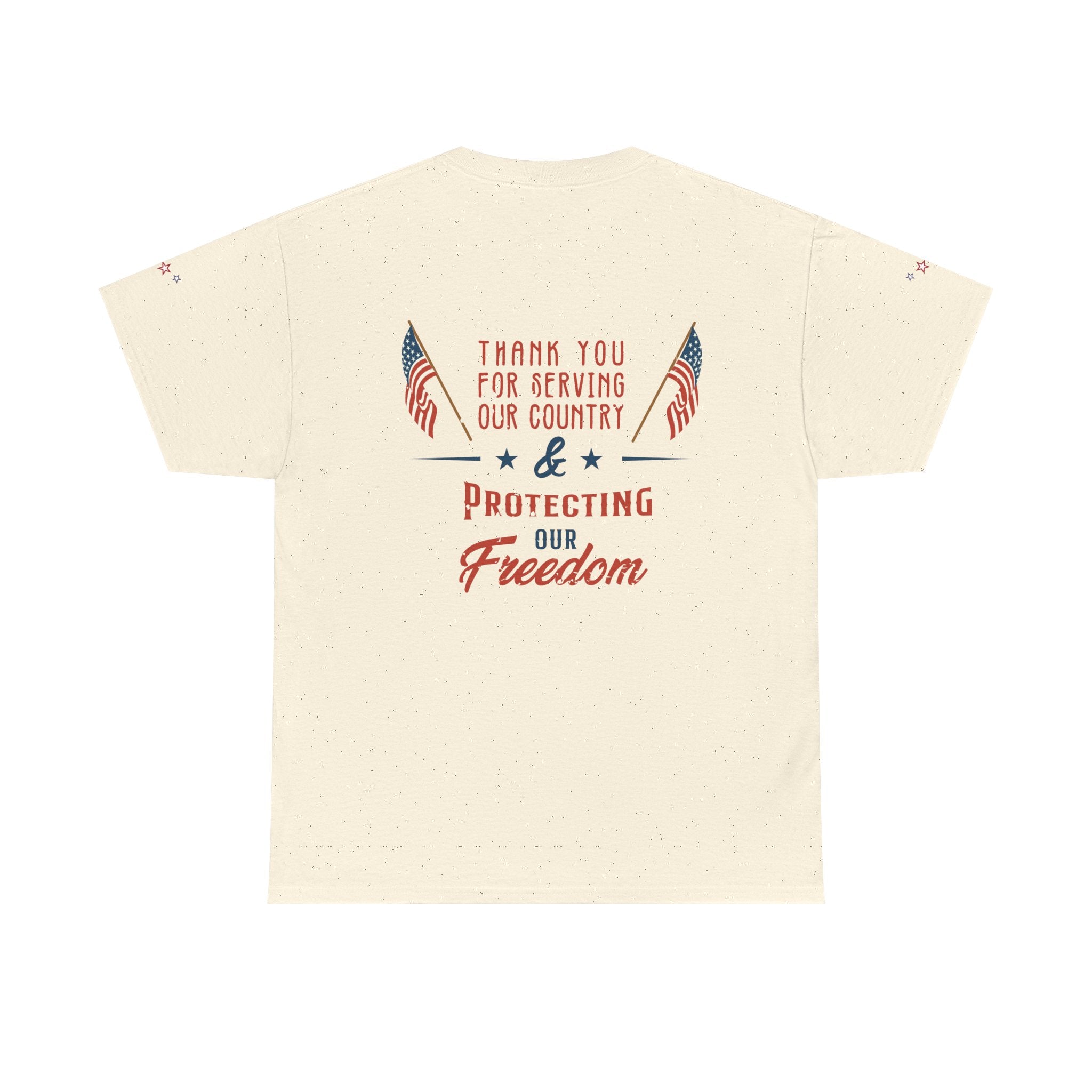 Thank You for Serving Tee — Patriotic American Flag Military Appreciation T-Shirt