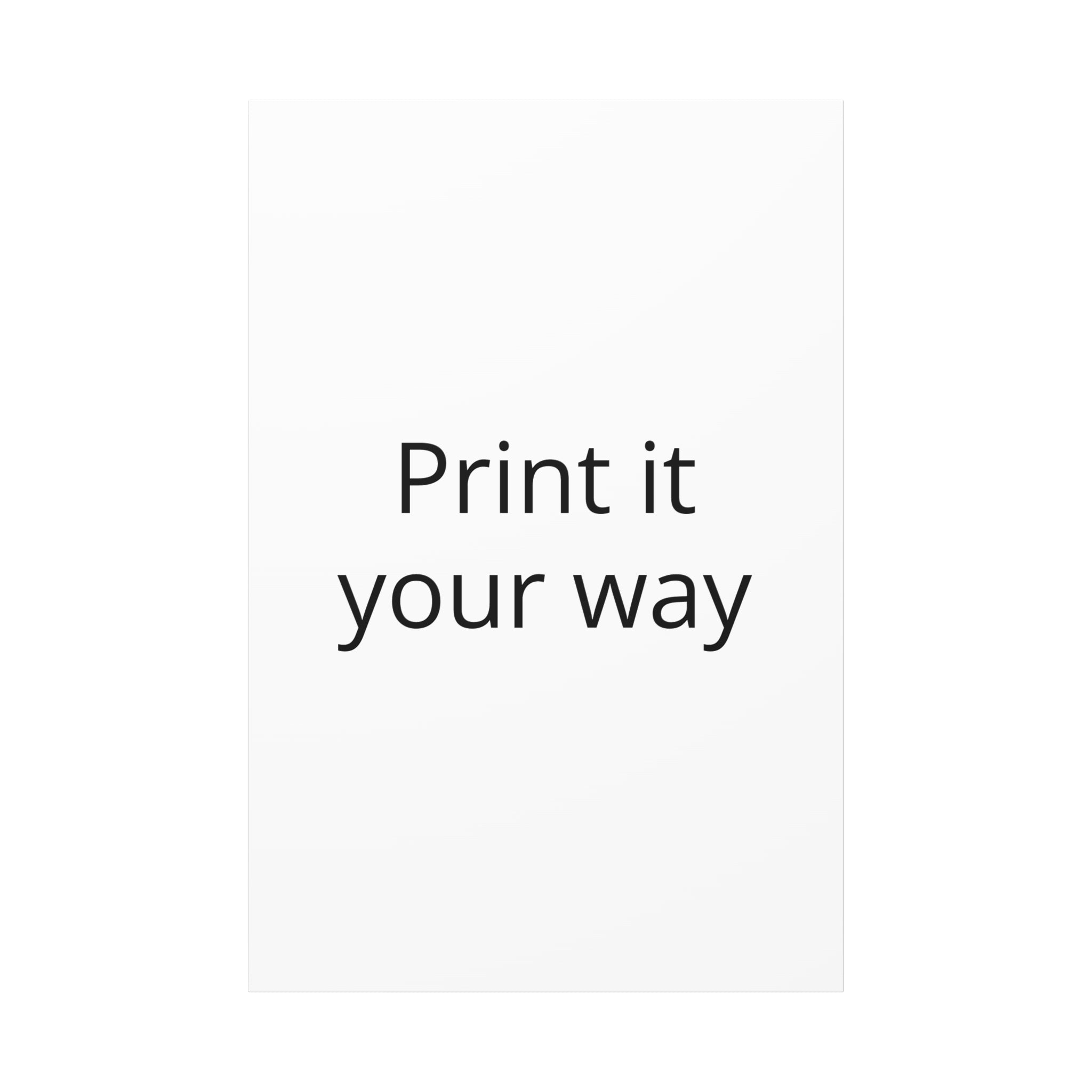 Matte Canvas, Stretched, 1.25"