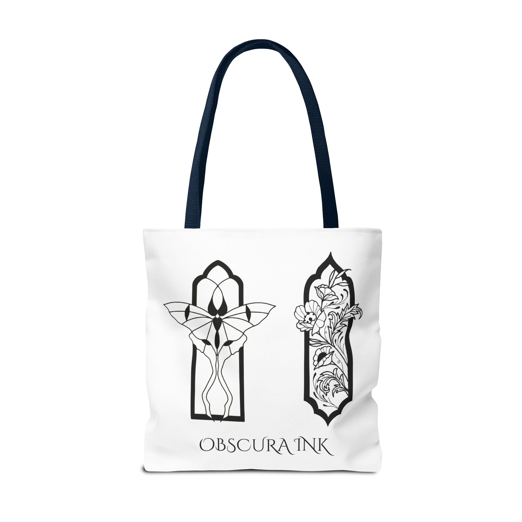 Obscura Ink Compass Tote Bag — Gothic Star Logo Canvas Tote