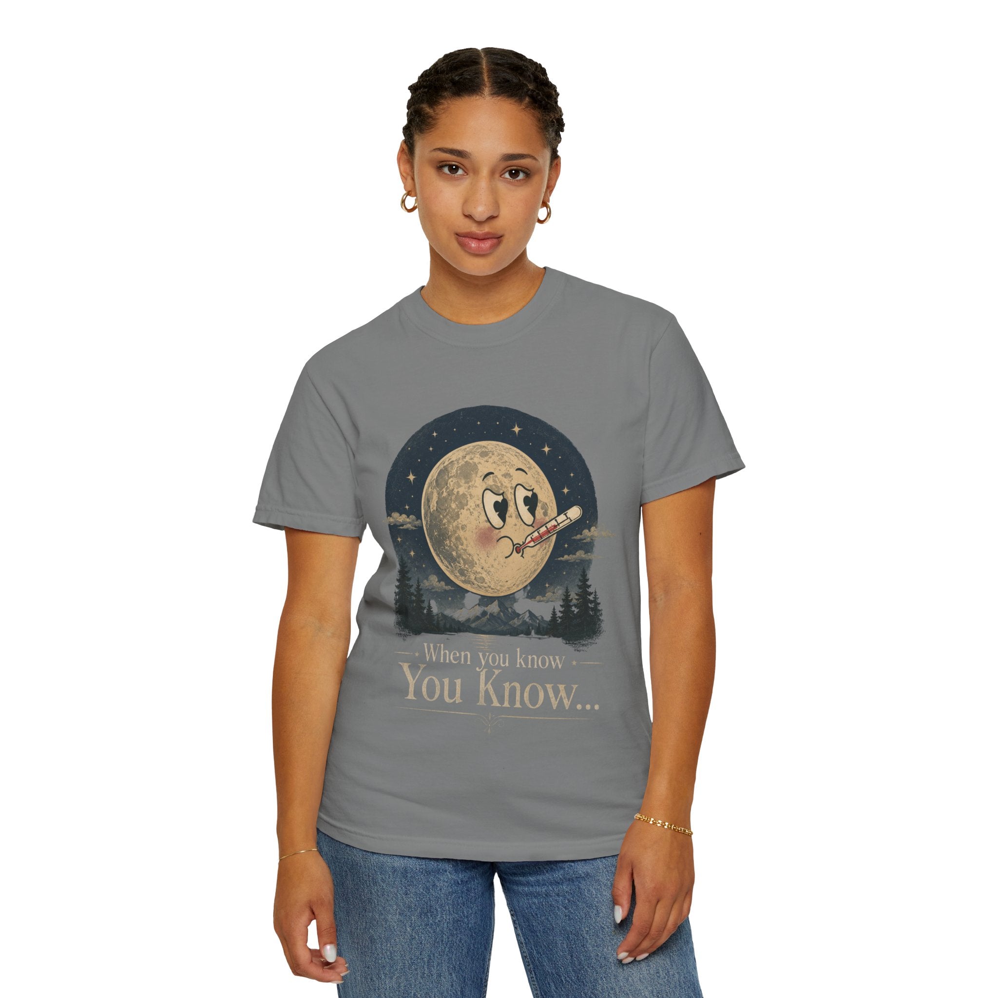 Moonlit Retro Tee — 'When You Know... You Know' Graphic T-Shirt