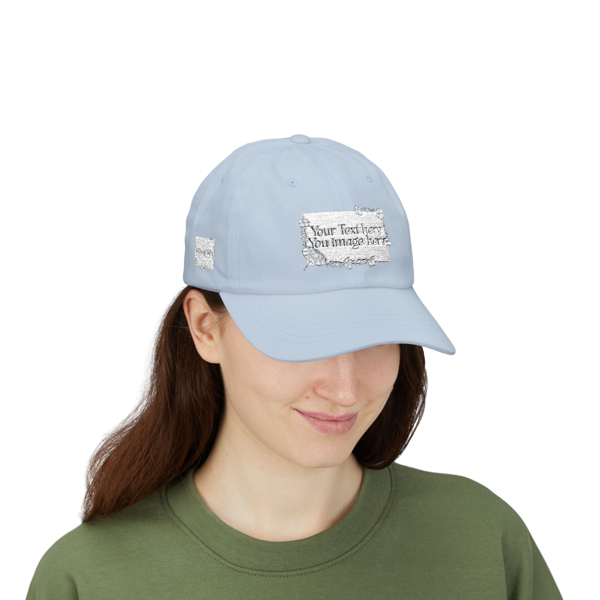 Minimal 'Print it your way' Embroidered Hat