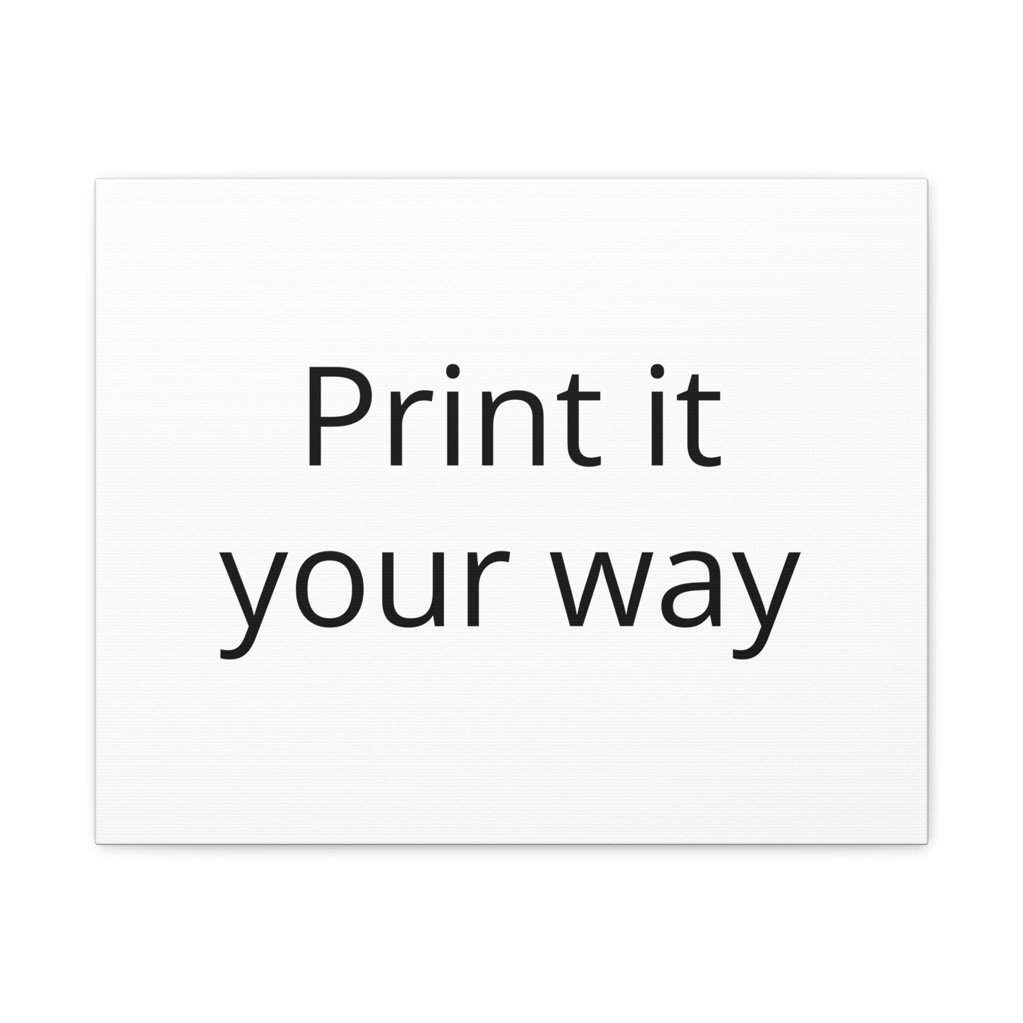 Matte Canvas, Stretched, 1.25"