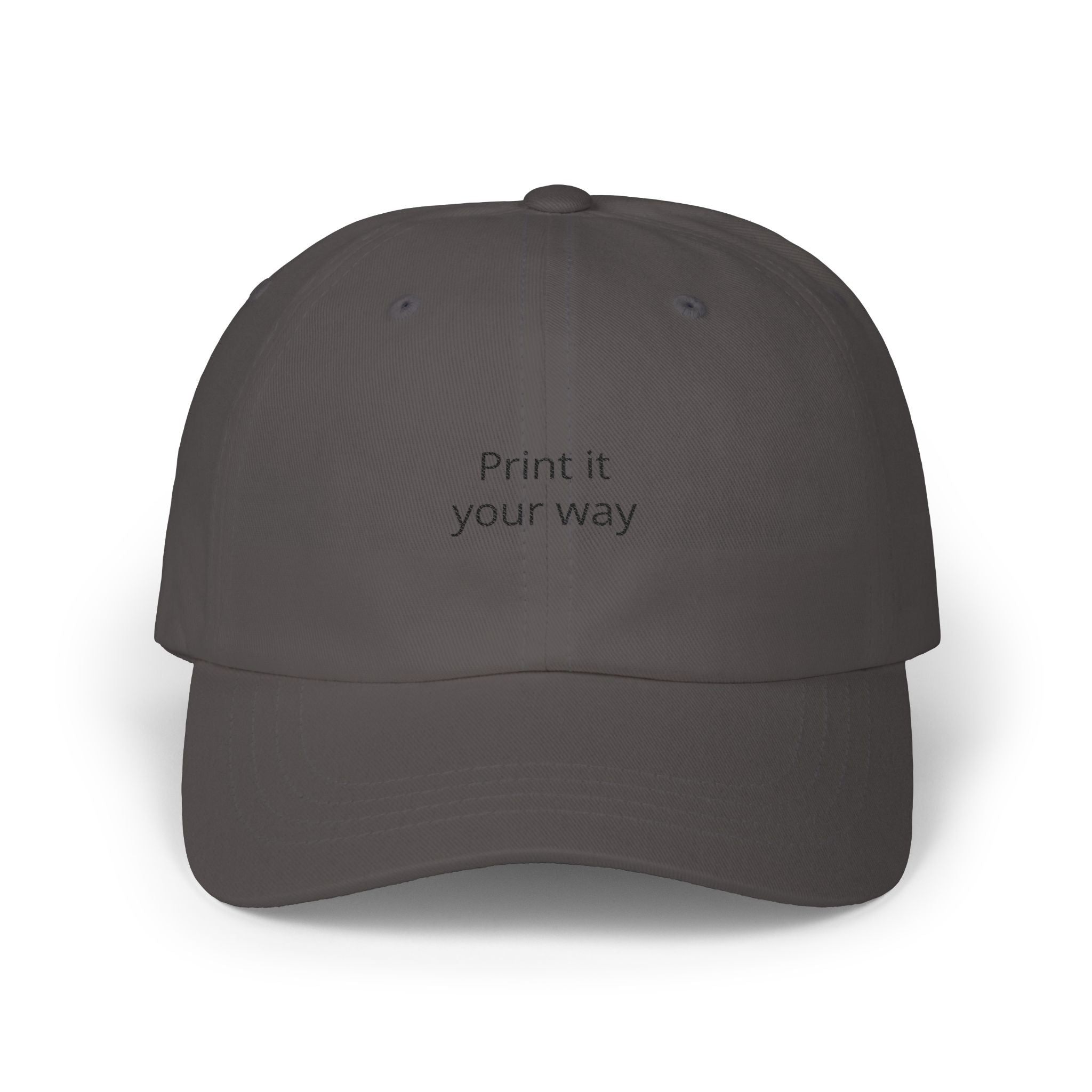 'Print it your way' Embroidered Hat